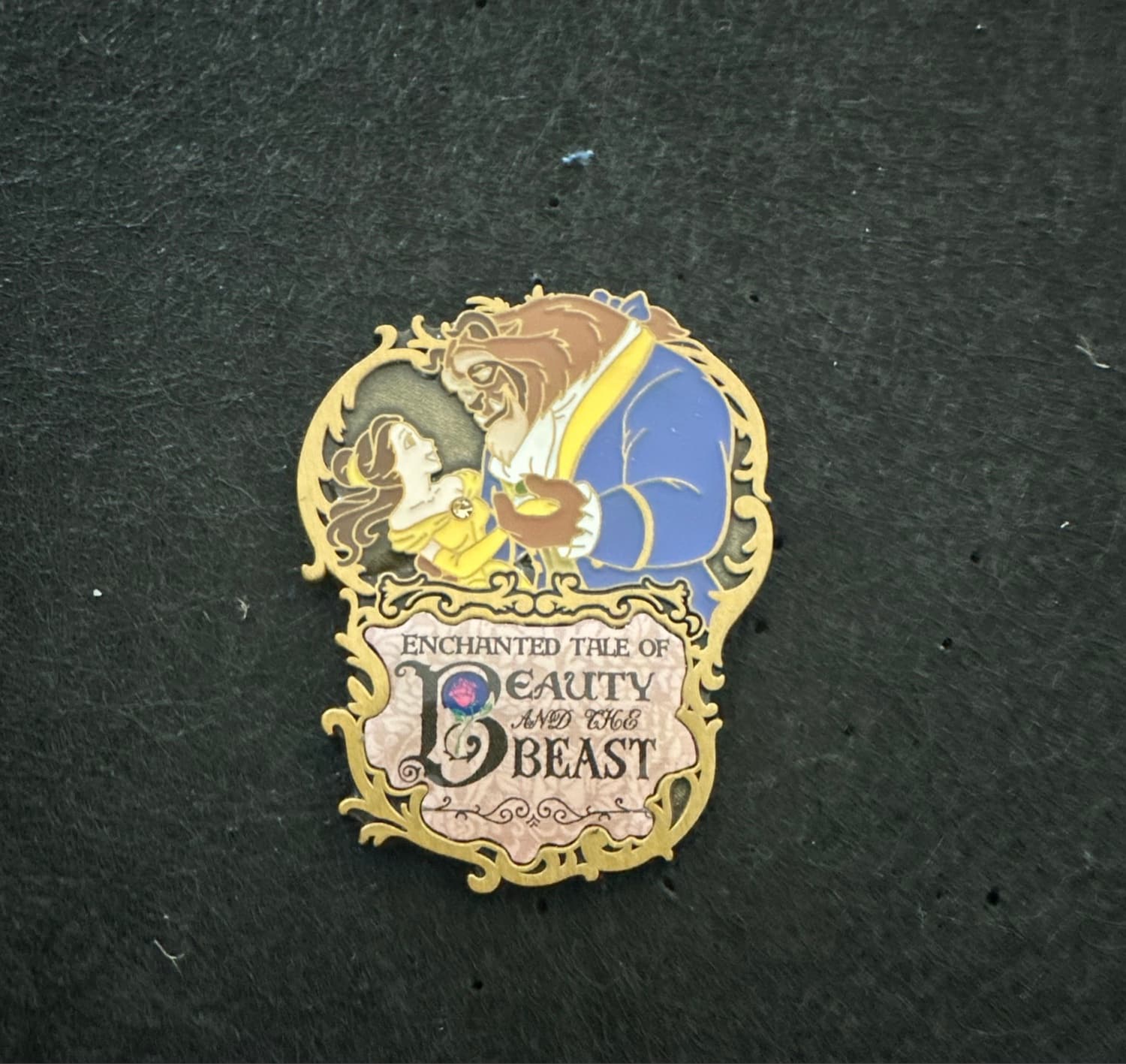 Enchanted Tale of Beauty and the Beast Pin - Belle and Beast Dancing