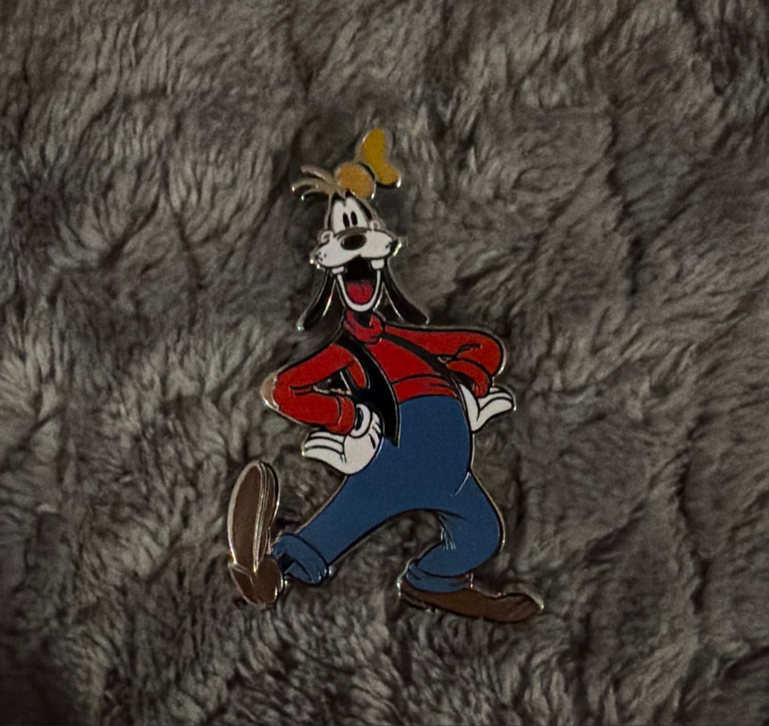 Goofy Posing with hands on hips