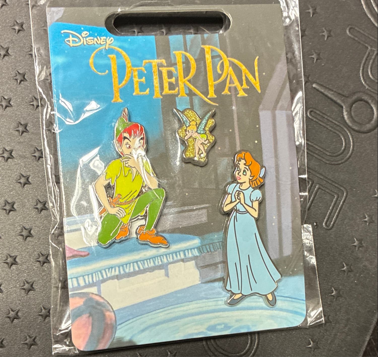 Walt Disney Peter Pan Pin Set - Peter Pan, Wendy & Tinker Bell