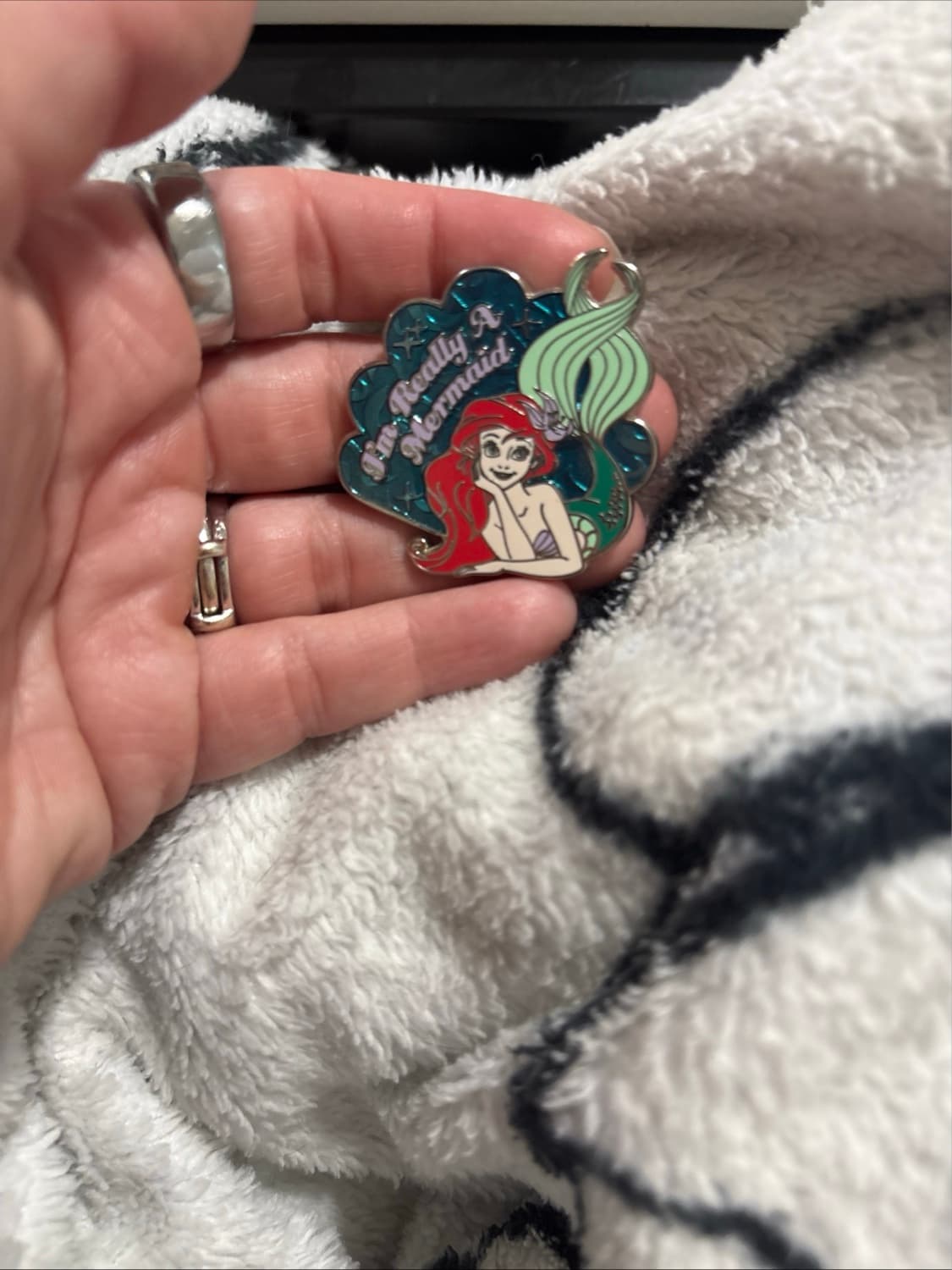 Ariel I'm Really A Mermaid Pin