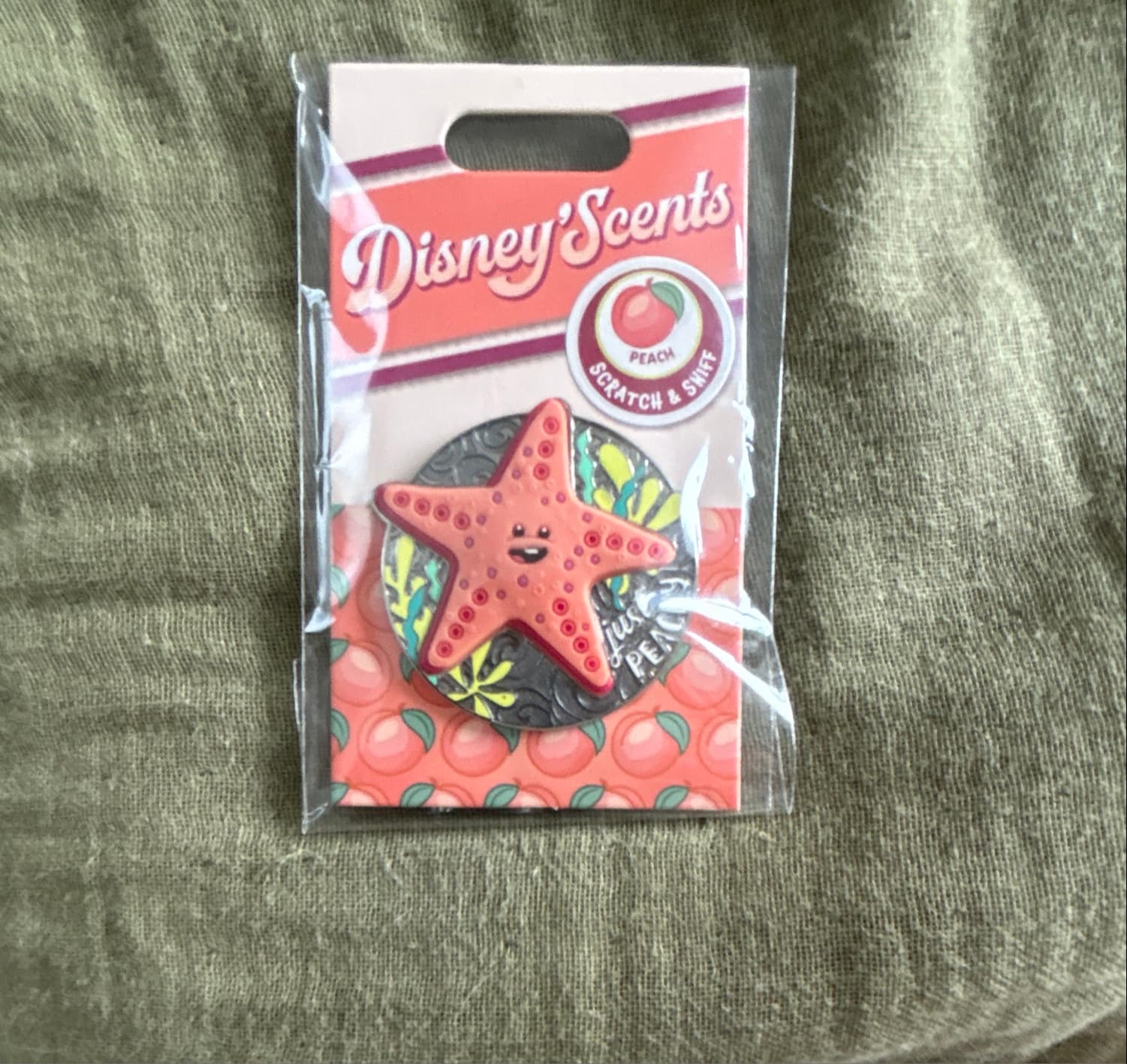 Disney Scents Peach Starfish Pin