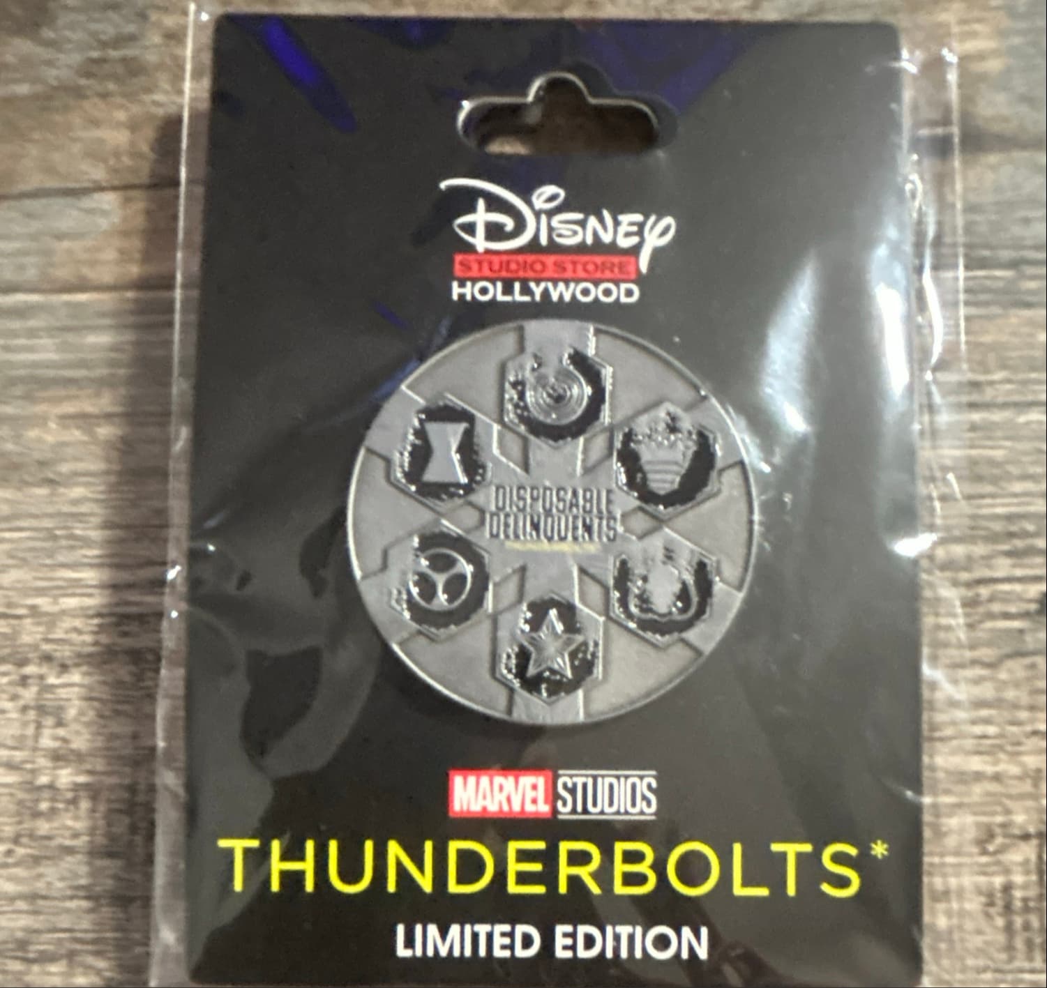 Thunderbolts* - Disposable Delinquents Team Logo Pin