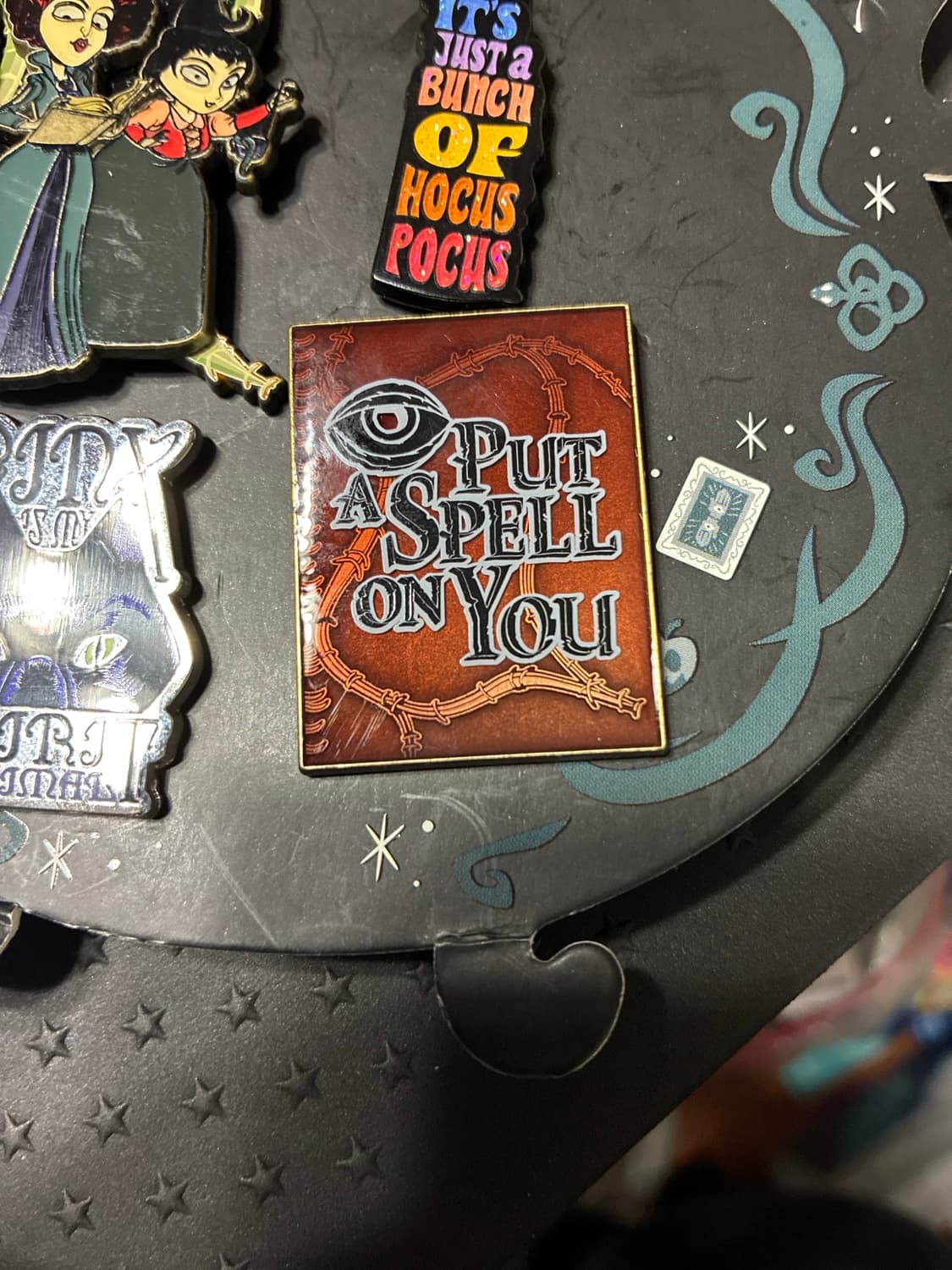 Hocus Pocus Pin Set - I Put A Spell On You ONLY front