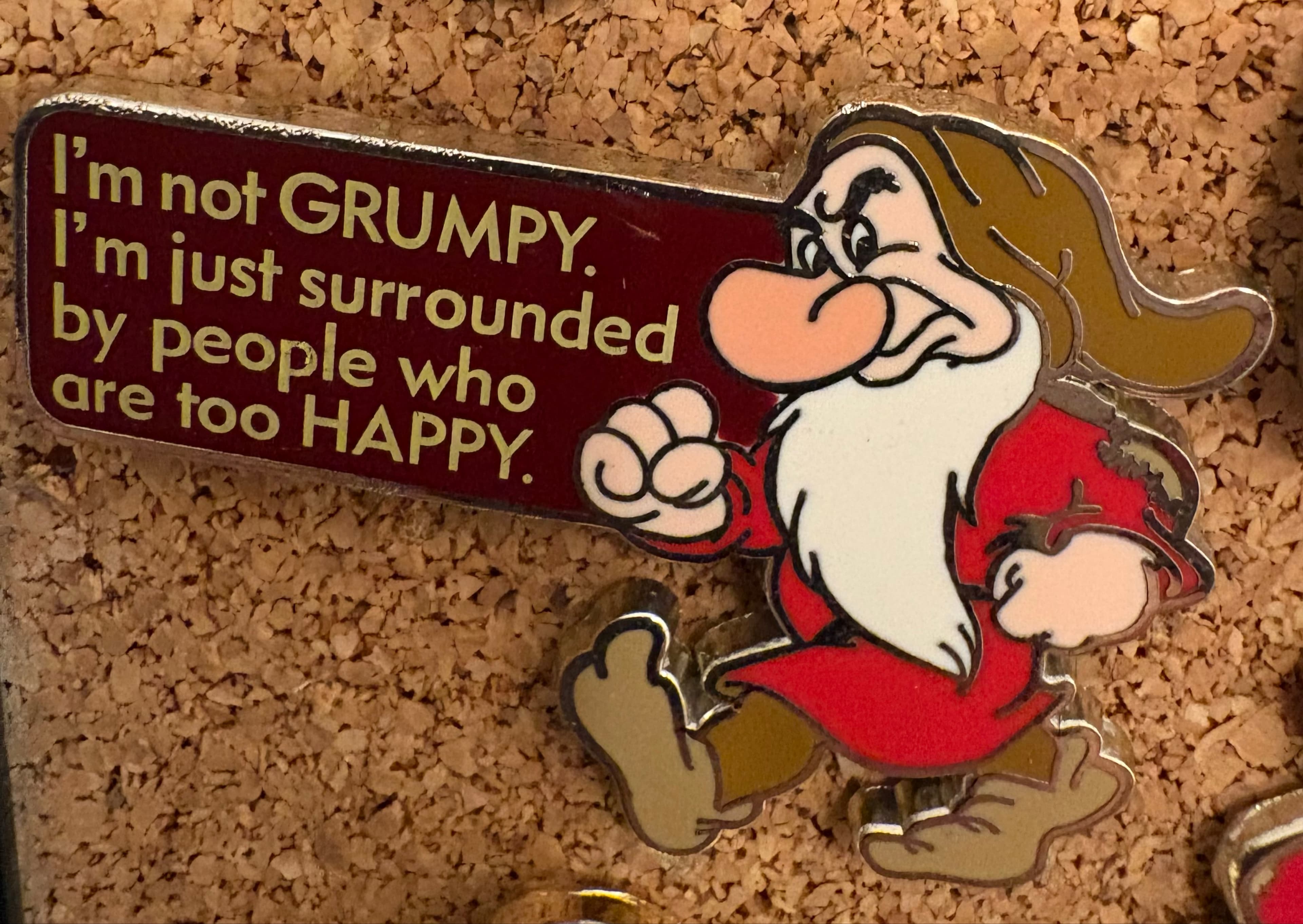 I'm not GRUMPY. I'm just surrounded by people who are too HAPPY front