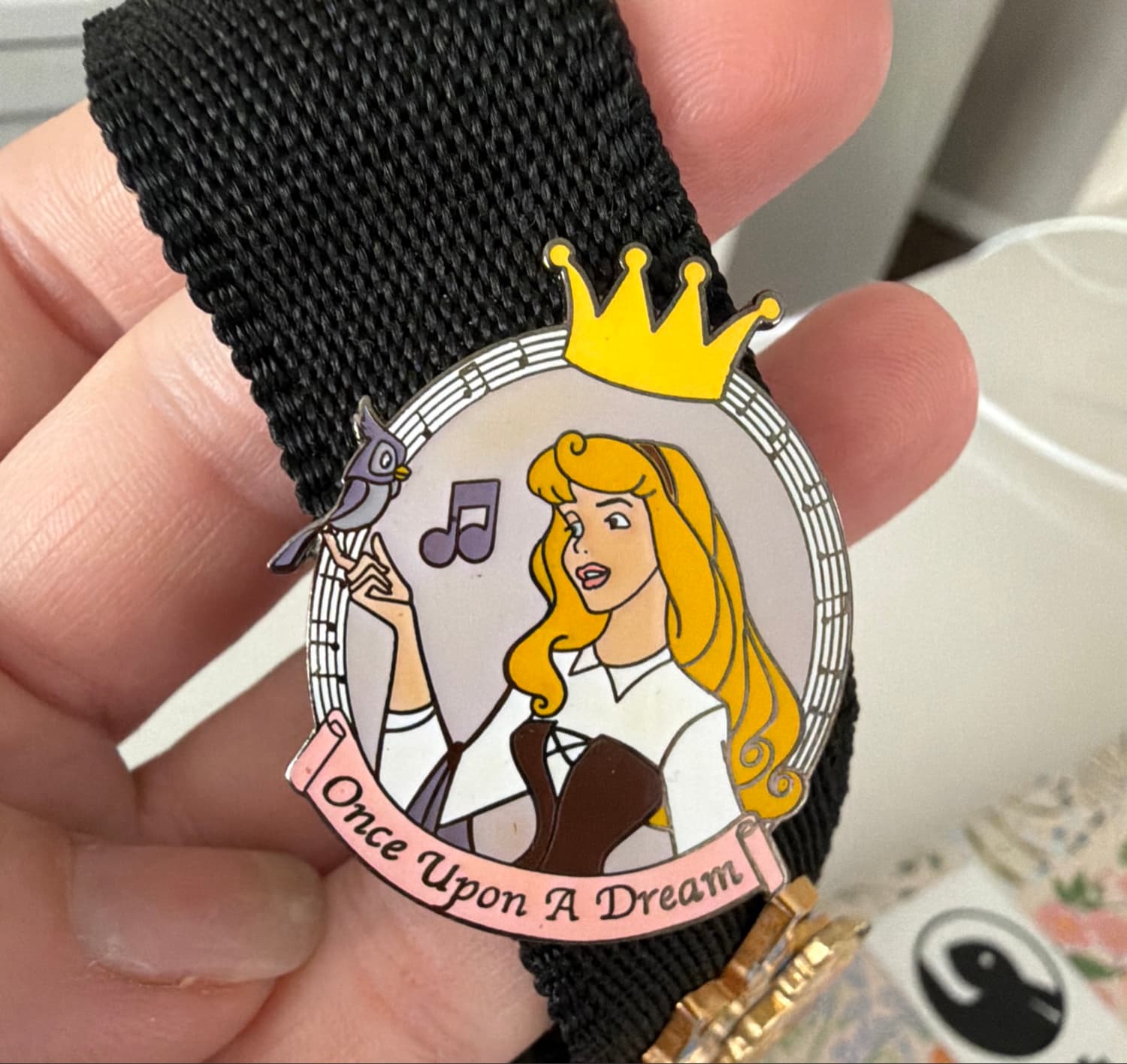 Magical Musical Moments #19 Once Upon A Dream Sleeping Beauty Aurora Pin front