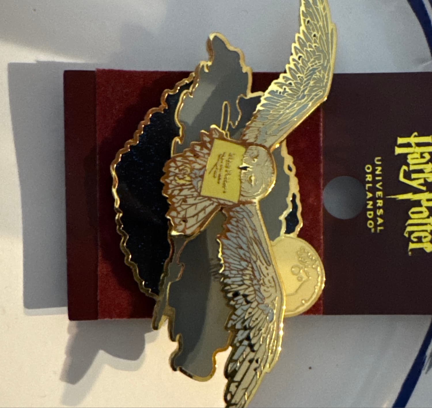 Harry Potter Hedwig Acceptance Letter Marauder's Map Commemorative Pin