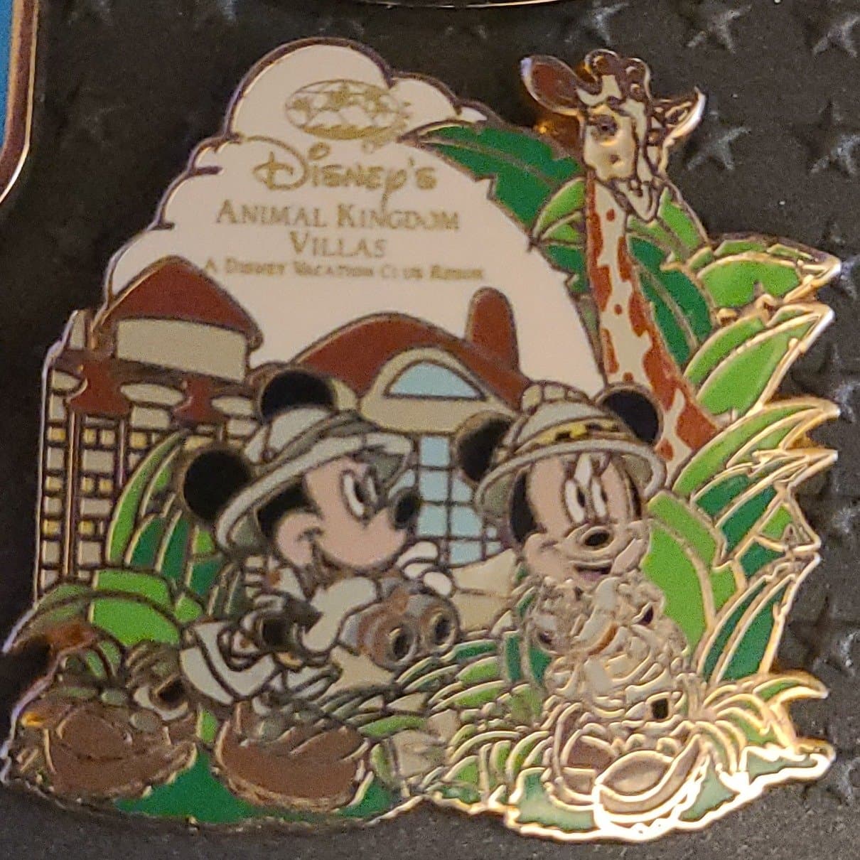 Disney's Animal Kingdom Lodge Villas - Mickey and Minnie with Giraffe