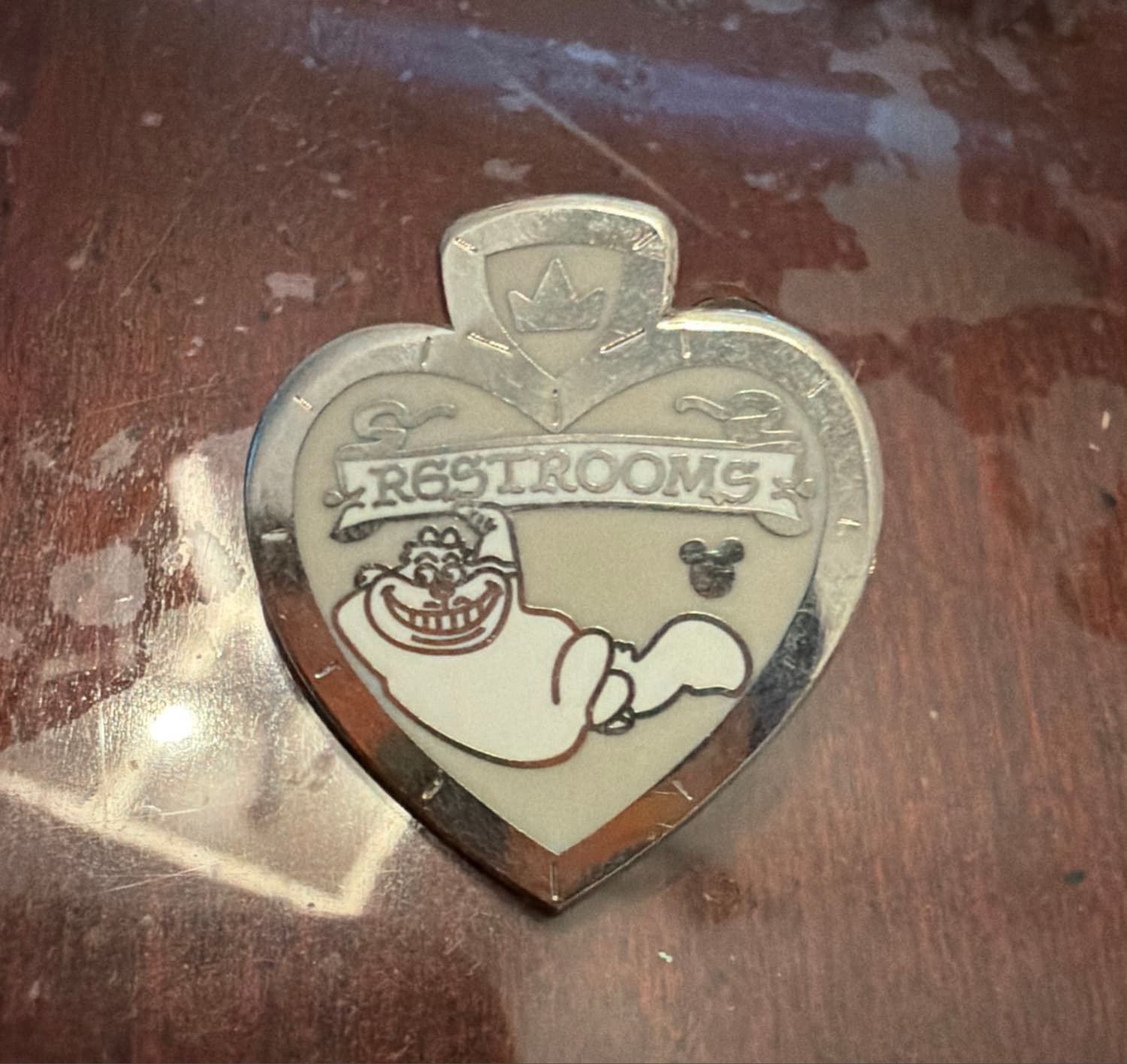 Cheshire Restrooms Fantasyland Completer Pin