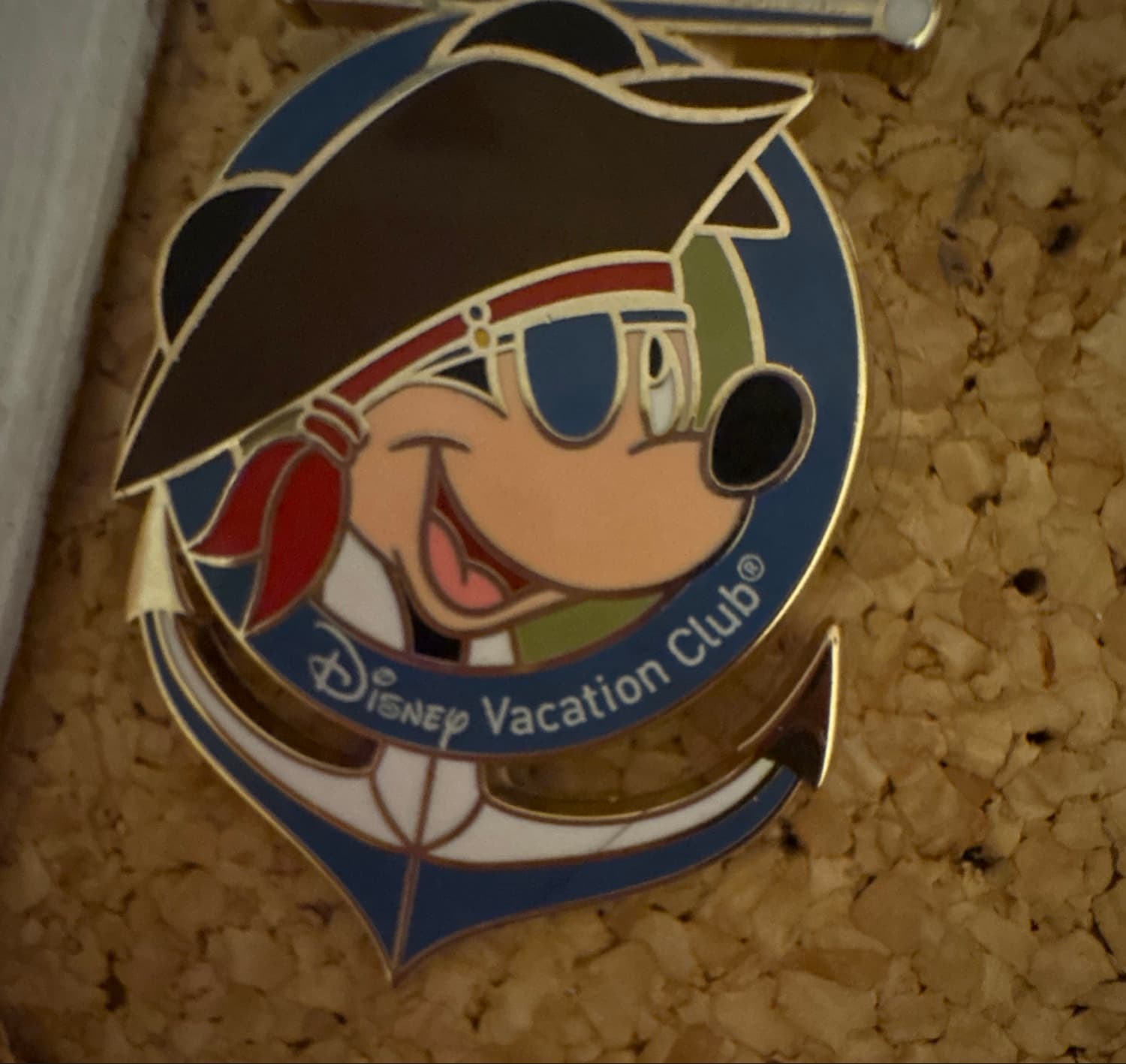 Disney Vacation Club - Pirate Mickey on Anchor