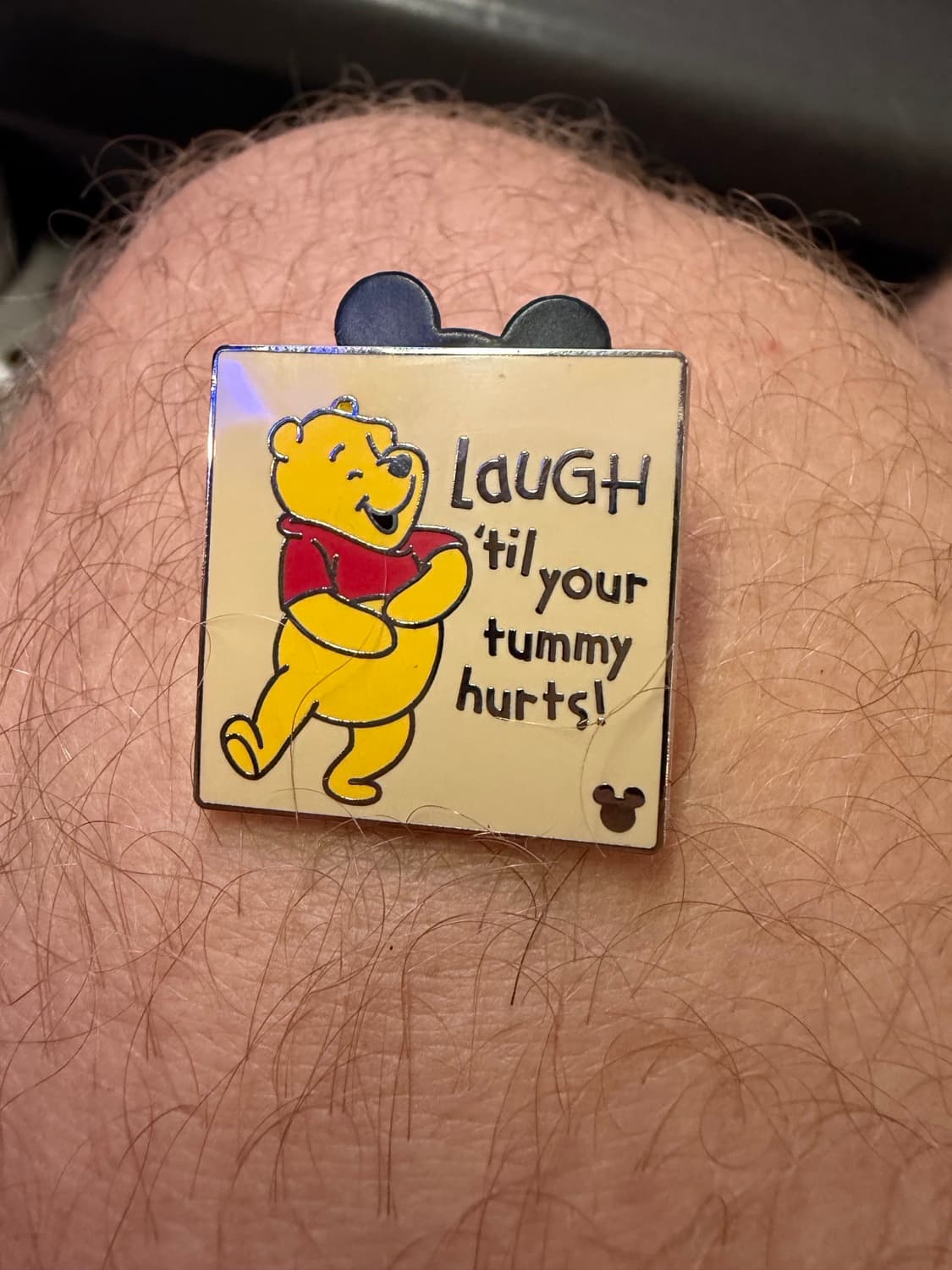 DLR - Hidden Mickey 2019 - Pooh Quotes - Laugh 'til your tummy hurts