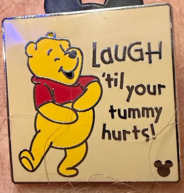 DLR - Hidden Mickey 2019 - Pooh Quotes - Laugh 'til your tummy hurts front