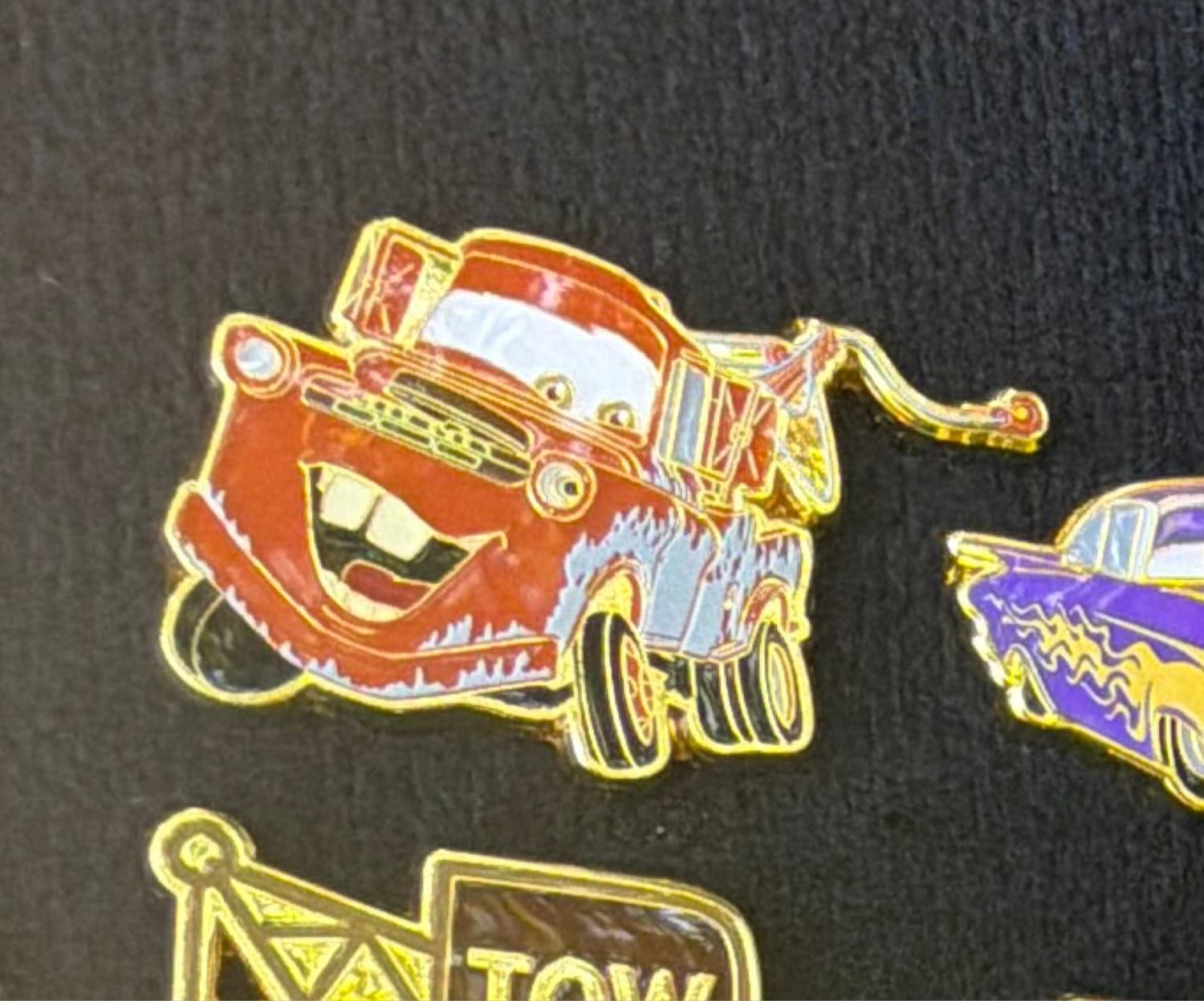 Disney Pixar Cars Tow Mater Blind Box Enamel Pin