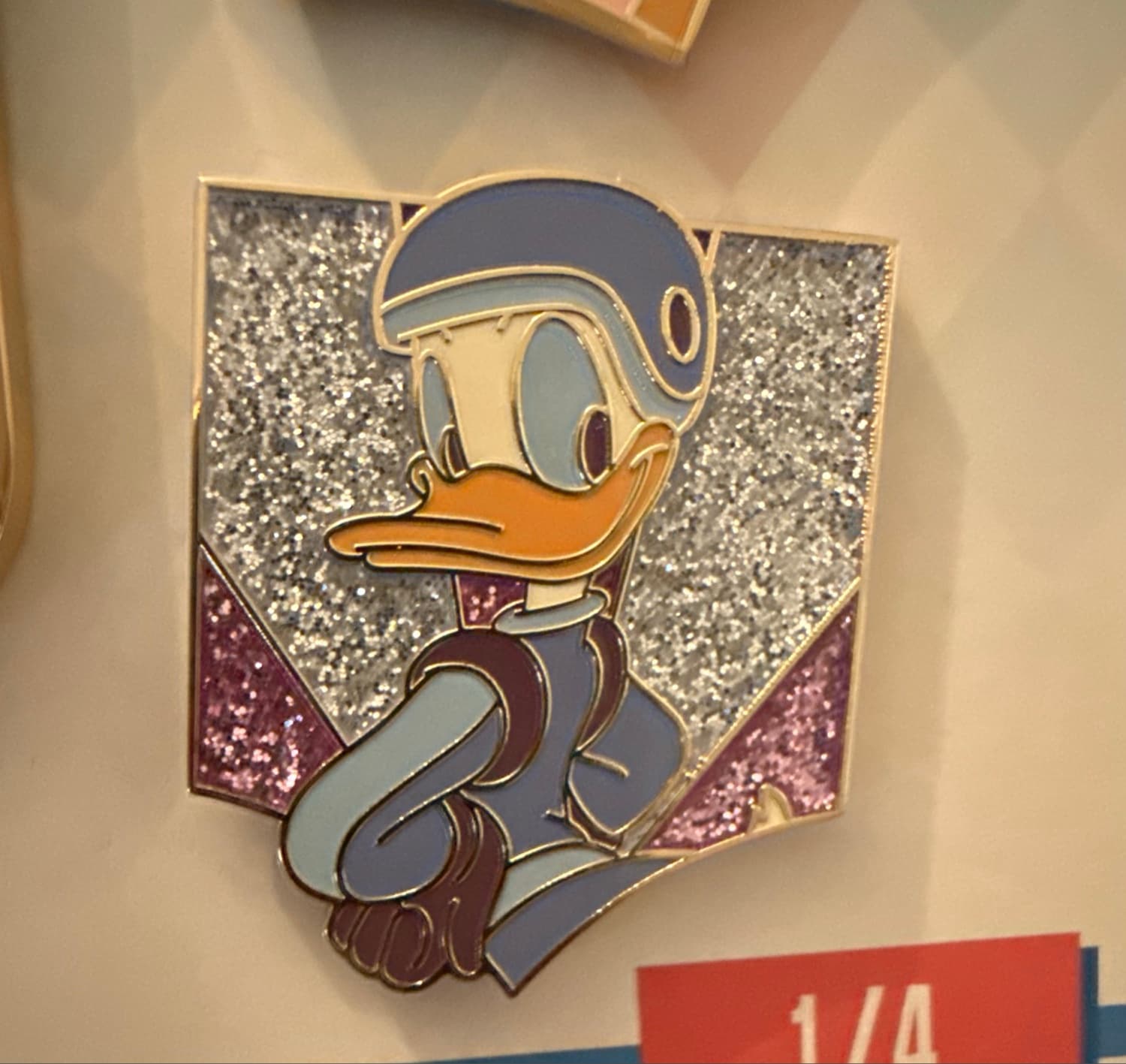 Disneyland 70th Anniversary Vault Collection Pin Set 1 - Donald Duck front