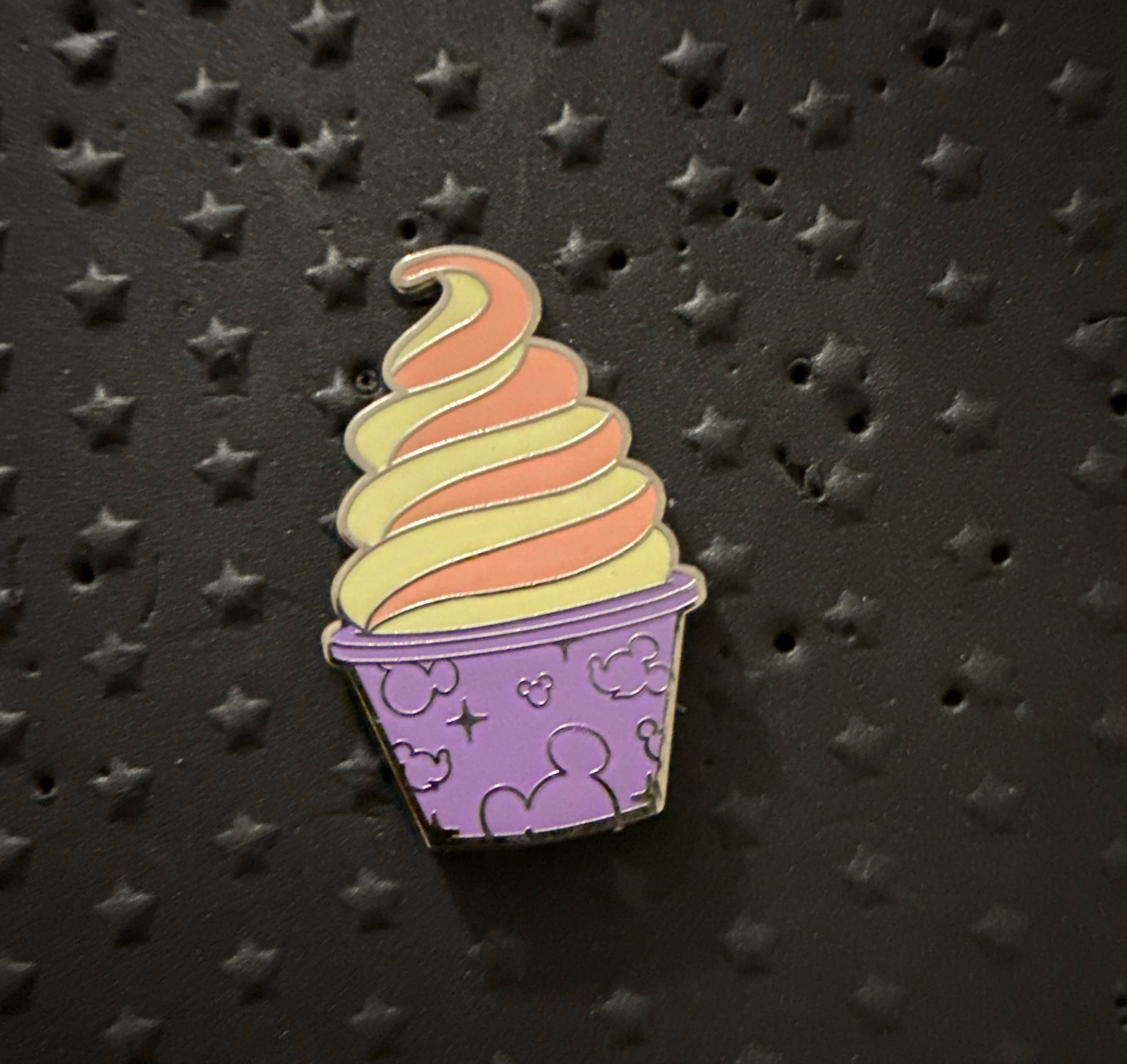 Pineapple Swirl (Dole Whip) in Purple Cup - Disney Parks Food Icons