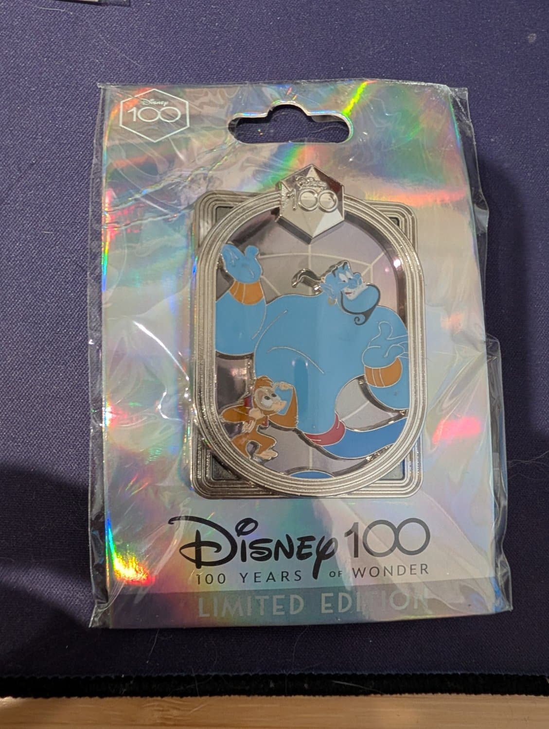 DEC - Genie and Abu - Aladdin - Celebrating With Character - Disney 100 Years of Wonder front