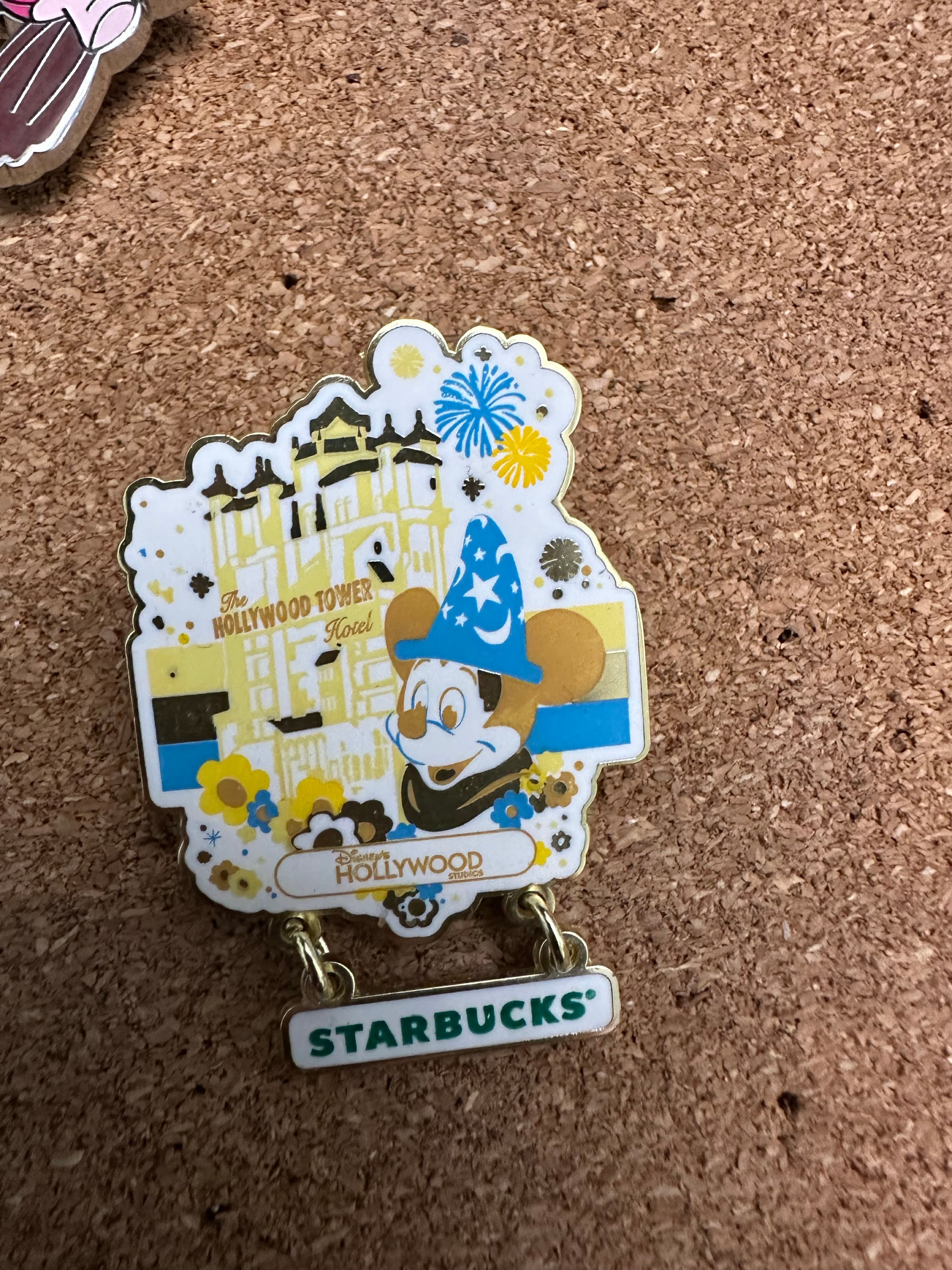 Sorcerer Mickey and Hollywood Tower Hotel - Walt Disney World 50th Anniversary Starbucks front