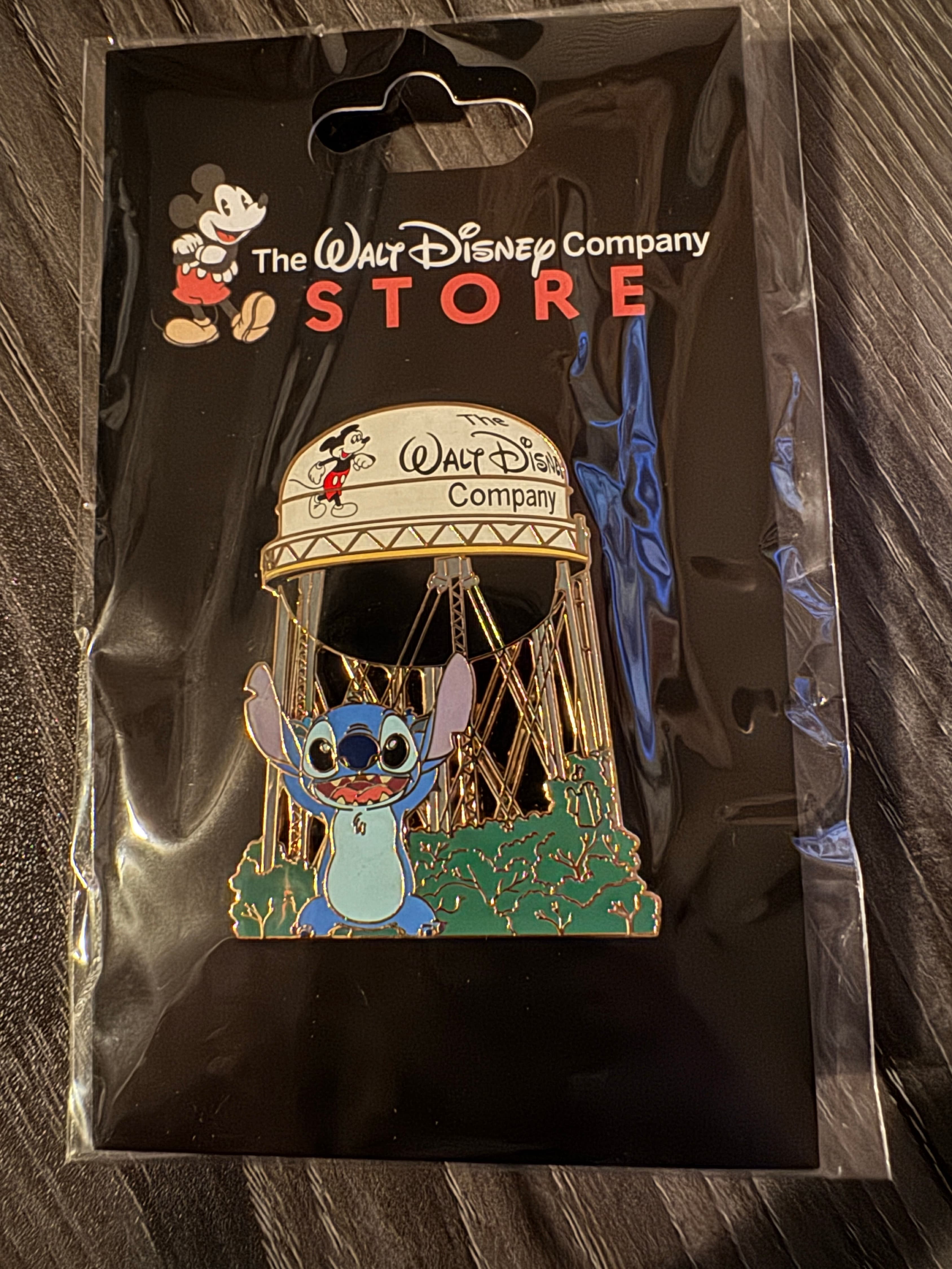 DEC Walt Disney Studios Burbank Lot Water Tower Stitch Cast Pin