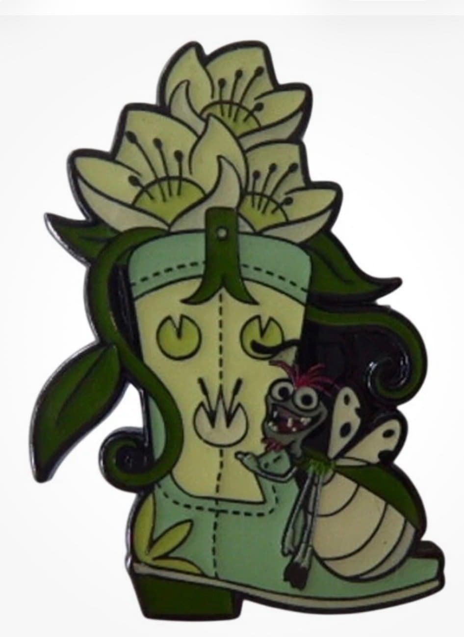 Ray & Tiana Princess Boot Bouquets Mystery Pin