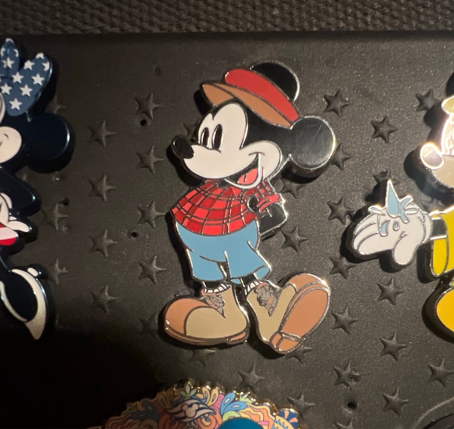 Mickey Mouse Canada Pavilion Lumberjack Pin front