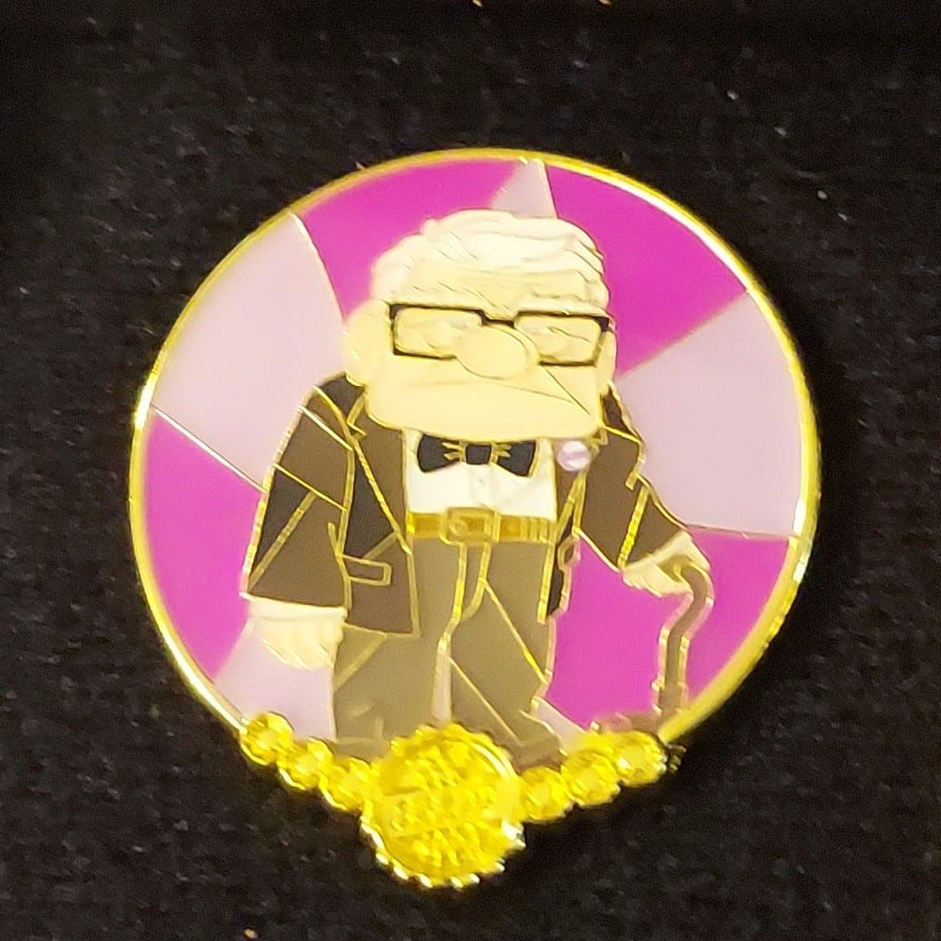 Carl Fredricksen - Up DVD/Blu-ray Release Pin front
