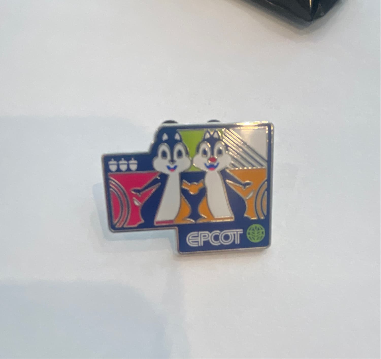 Chip and Dale Epcot Pavilion Mystery Pin