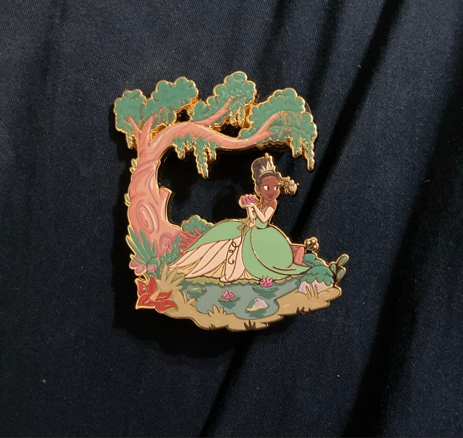 Tiana Bayou Scene Enamel Pin