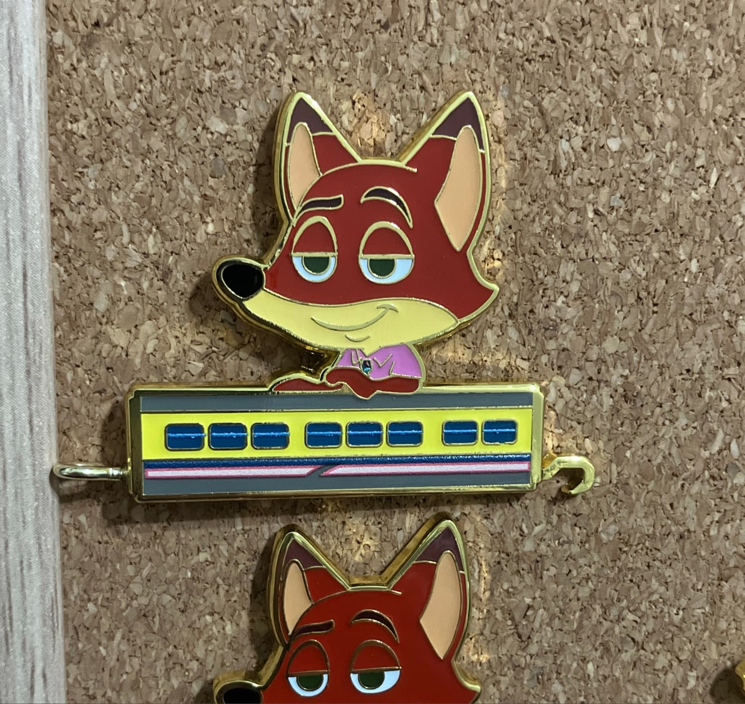 Zootopia 2 Train Mystery Pin Nick Wilde Pin front