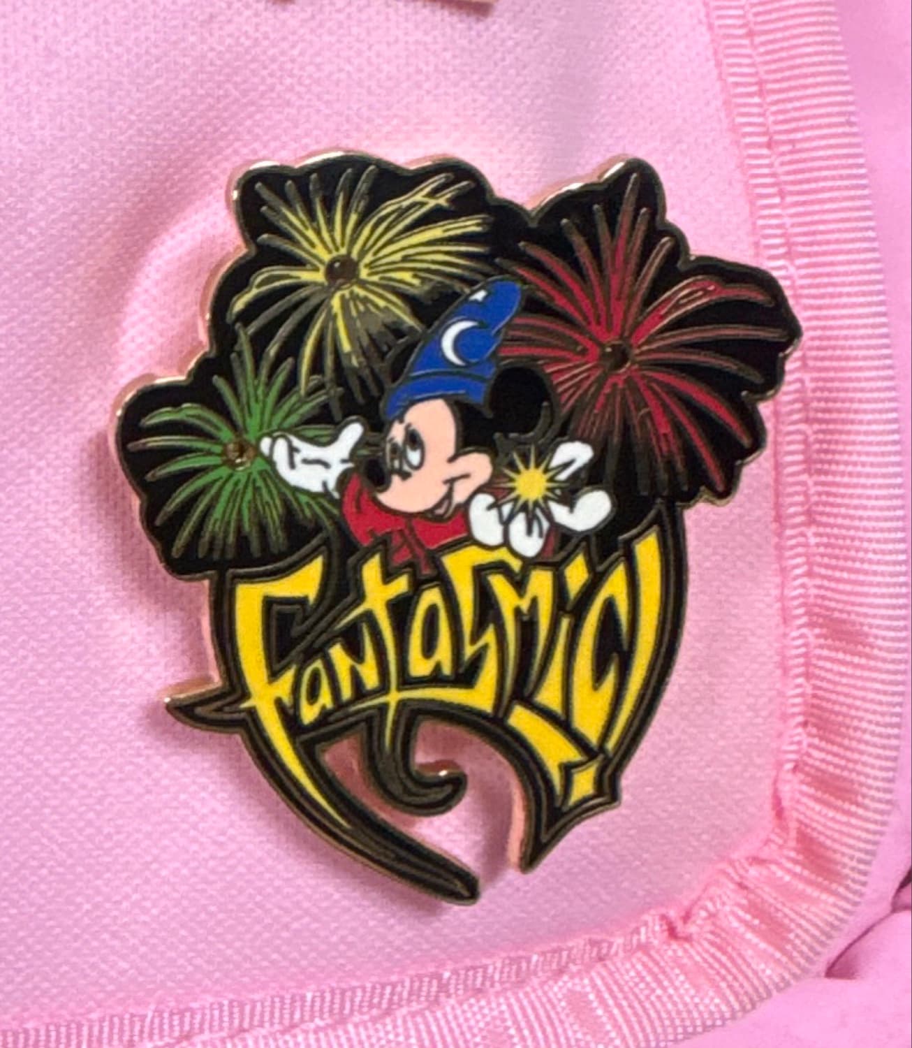 Mickey Mouse Sorcerer Fantasmic! Fireworks Pin
