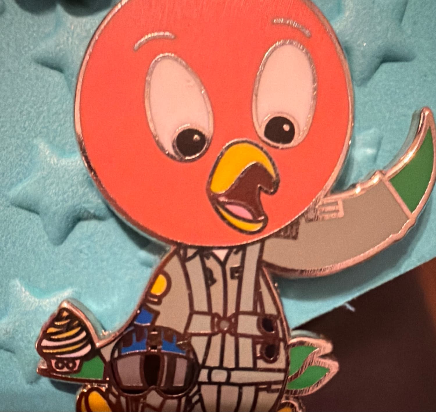 Orange Bird - Aviator with Cupcake