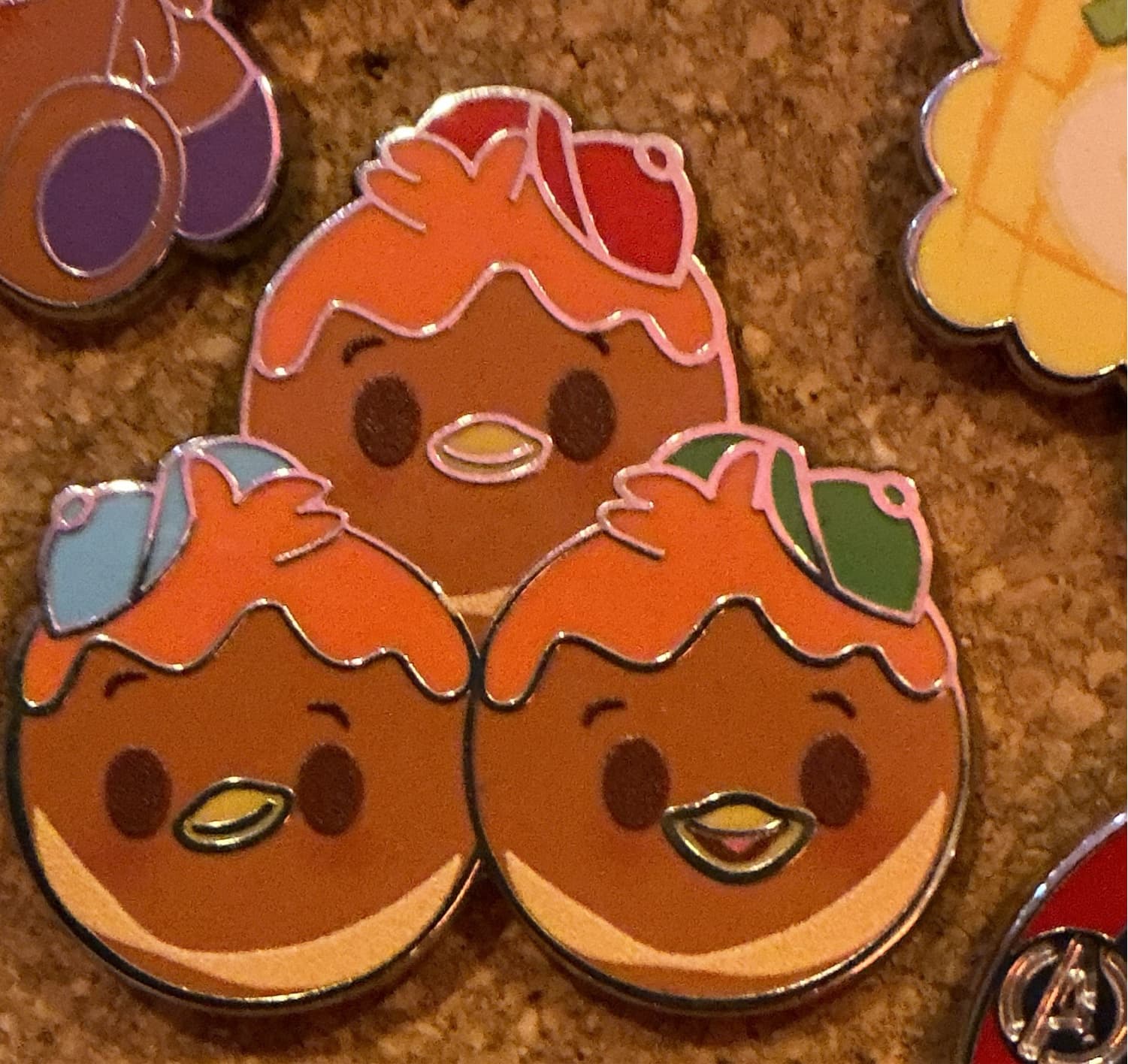 Huey, Dewey, and Louie Pastry Puff Trio front