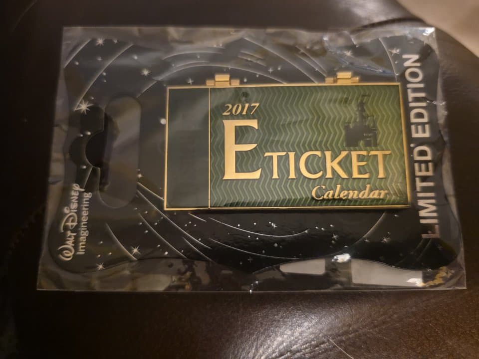 Disney WDI E-Ticket Haunted Mansion October 2017 Calendar Hinged Pin