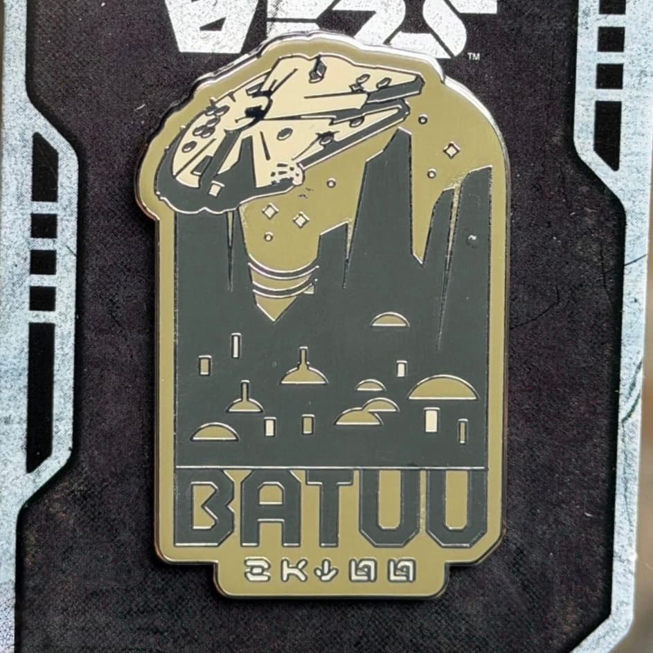 Batuu with Millennium Falcon Pin