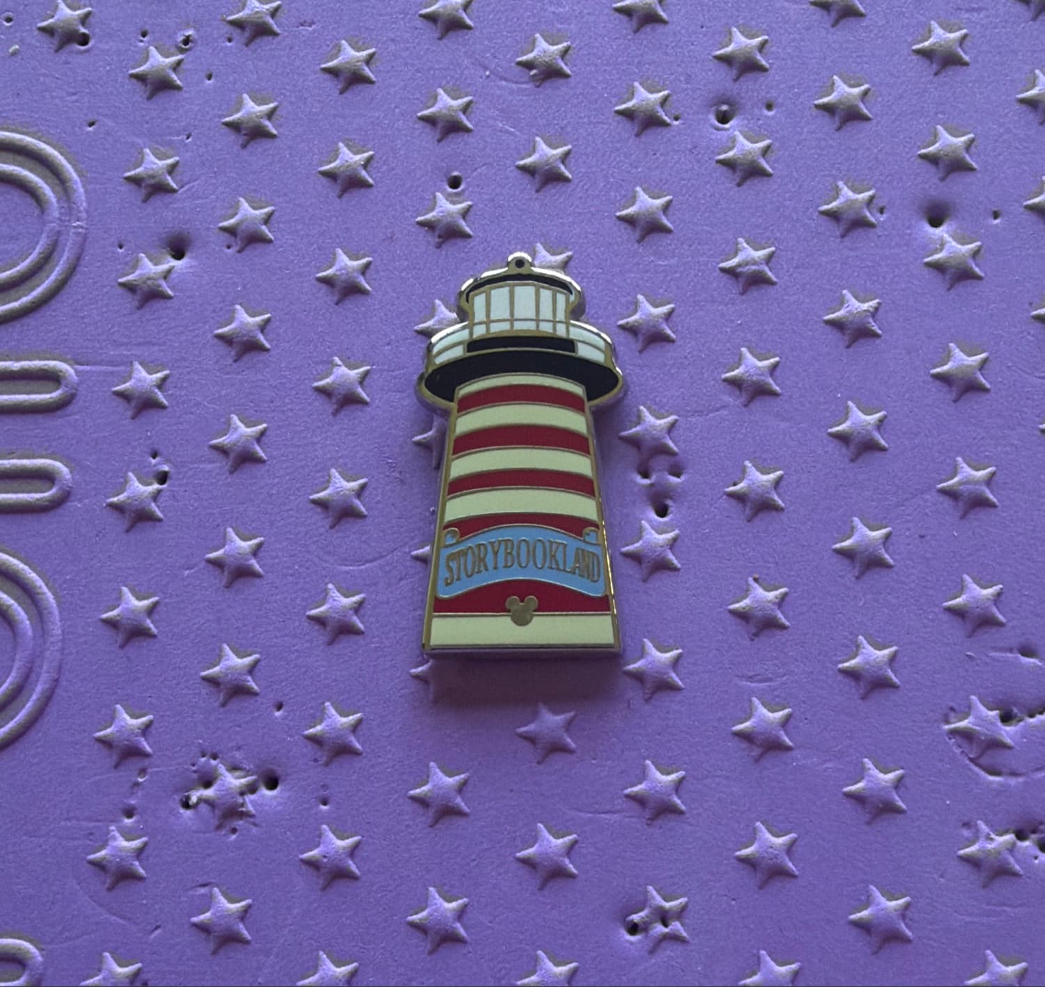 Storybookland Lighthouse Hidden Mickey Fantasyland Icon Pin