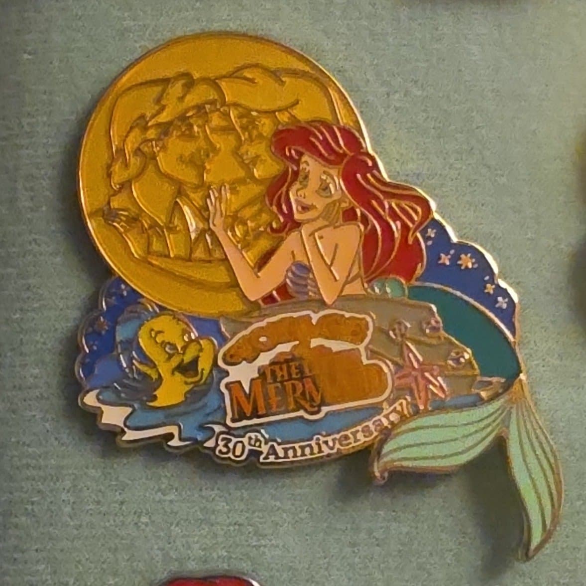 Disney Voyage Of The Little Mermaid 30th Anniversary Pin front