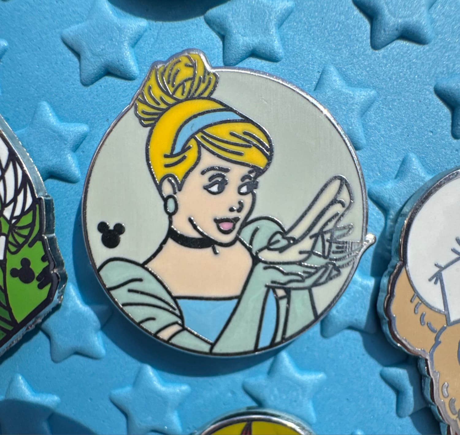 Cinderella Glass Slipper Hidden Mickey Pin