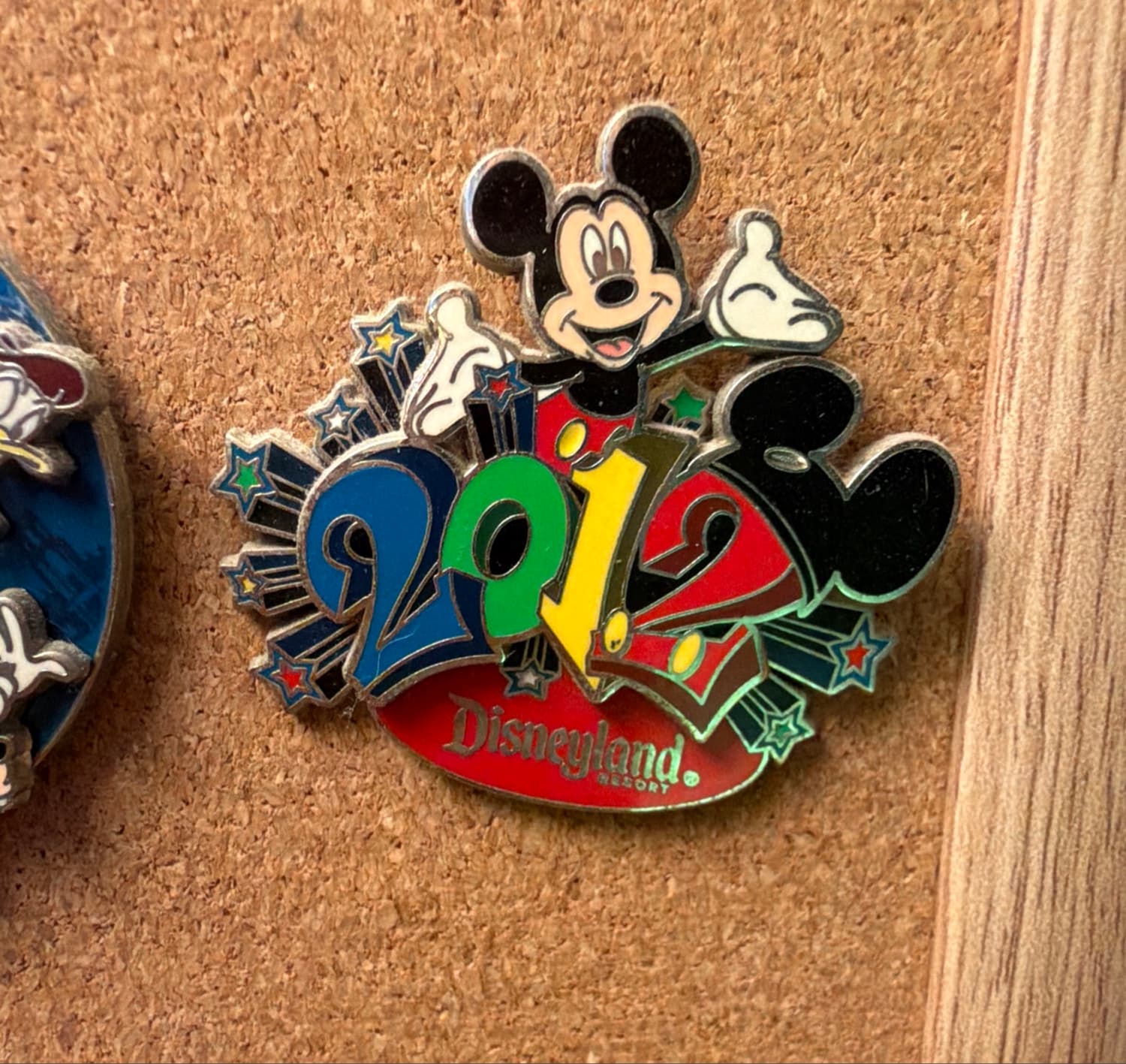 Mickey Mouse 2012 Crest Pin front
