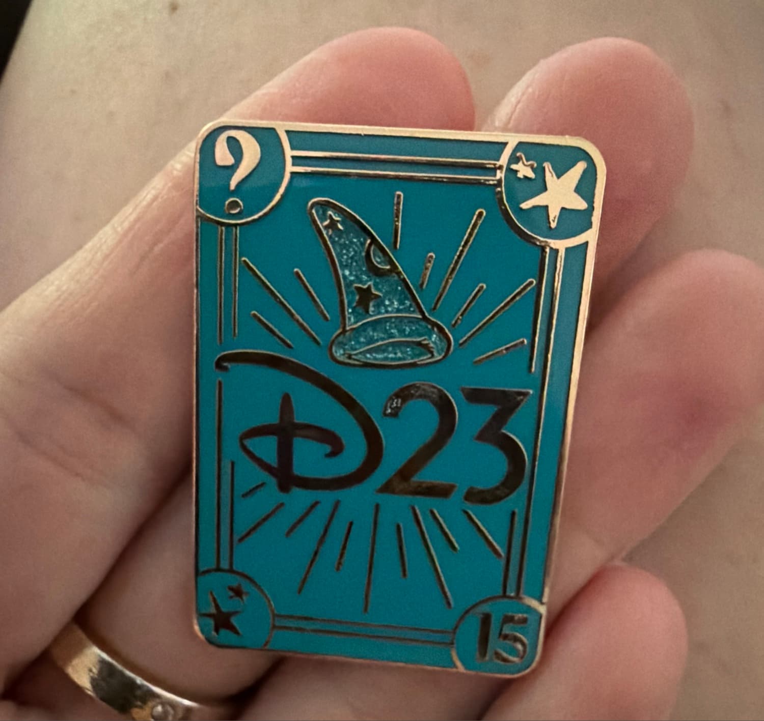 D23 15th Anniversary Sorcerer Mickey Hat Pin