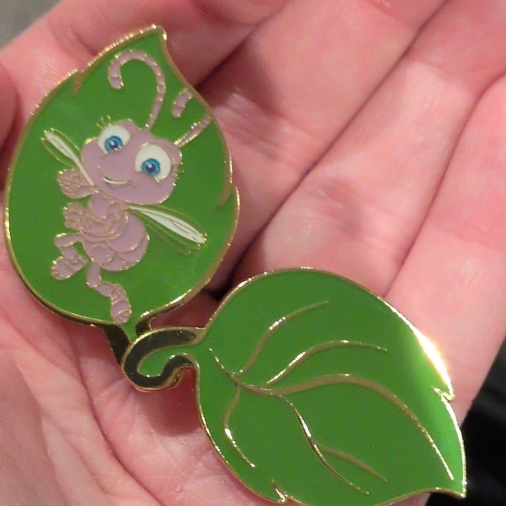 Loungefly Disney Pixar A Bug's Life Character Leaf Sliding Blind Box Enamel Pin - Princess Dot