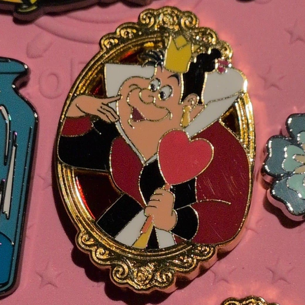 Queen of Hearts Alice in Wonderland Pin