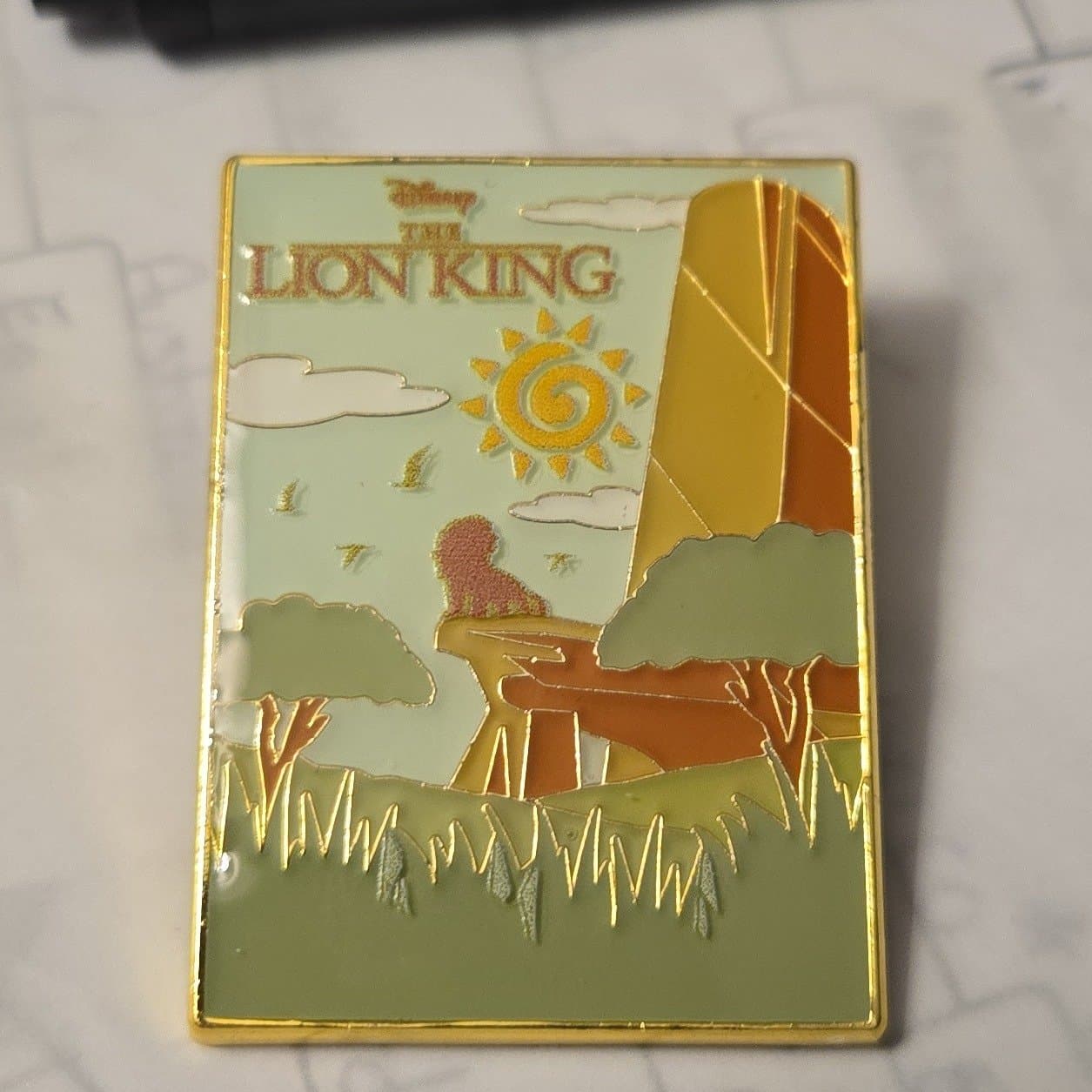 The Lion King Movie Title Banner Pin