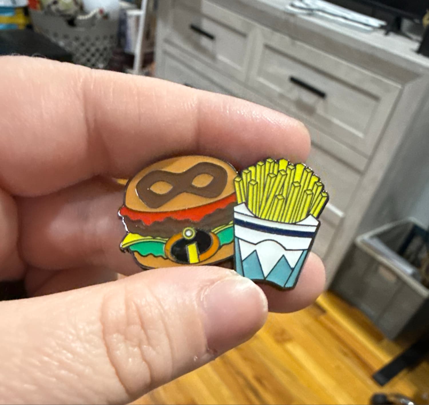 Loungefly Disney Pixar Fast Food Blind Box - The Incredibles (Mr. Incredible Burger & Frozone Fries) front