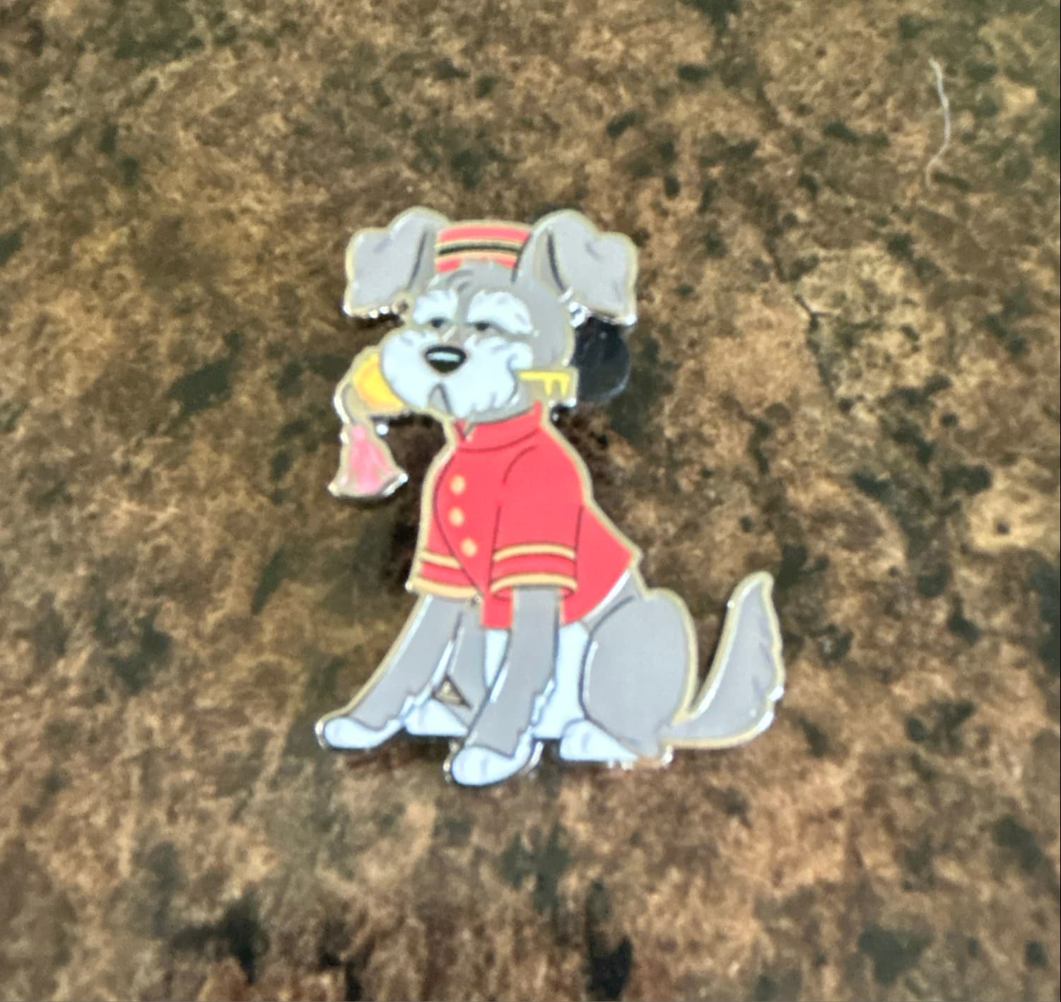 Tower of Terror Bellhop Dog Pin front