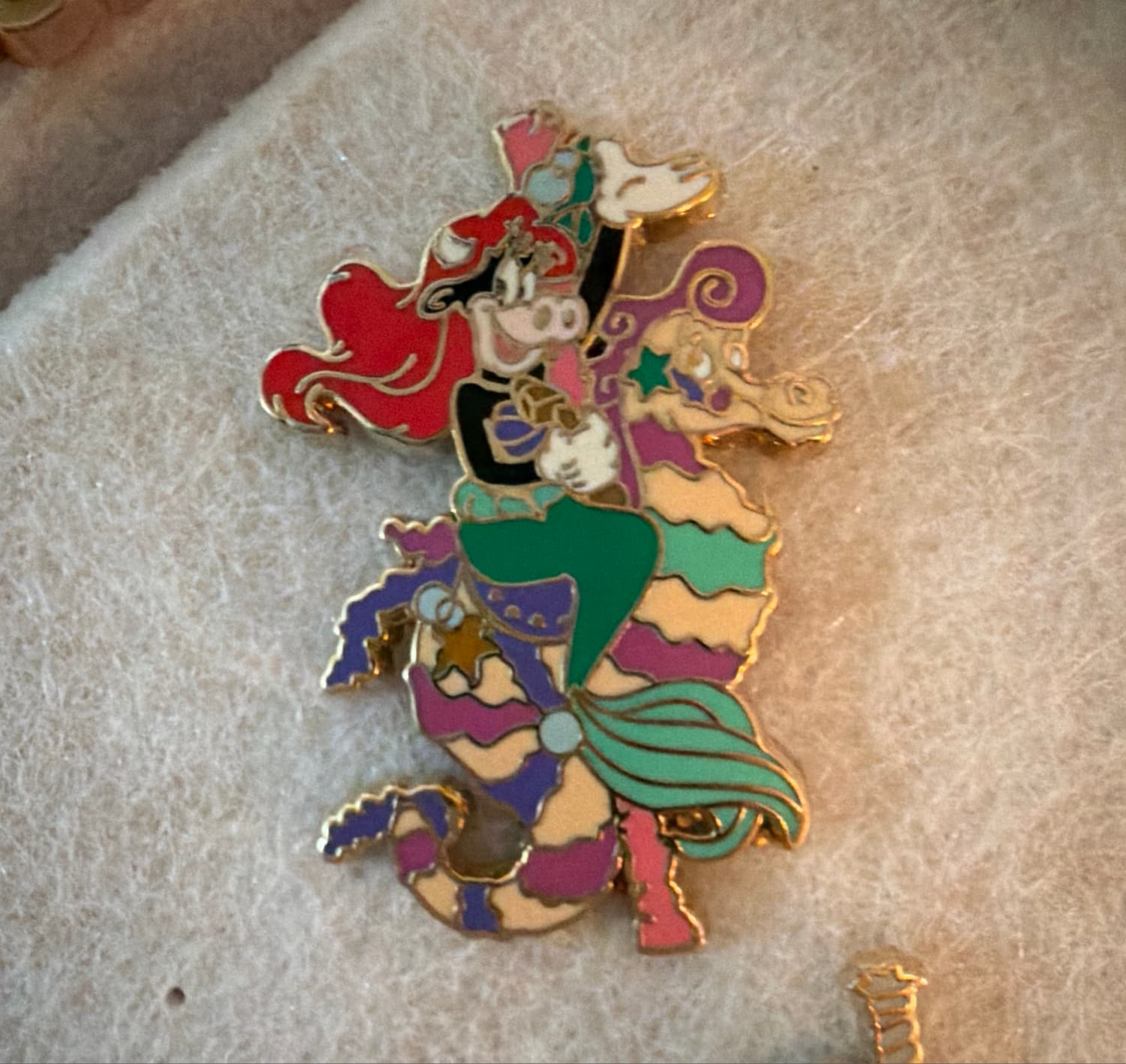 Clarabelle Cow as Ariel - Disney Carousel front