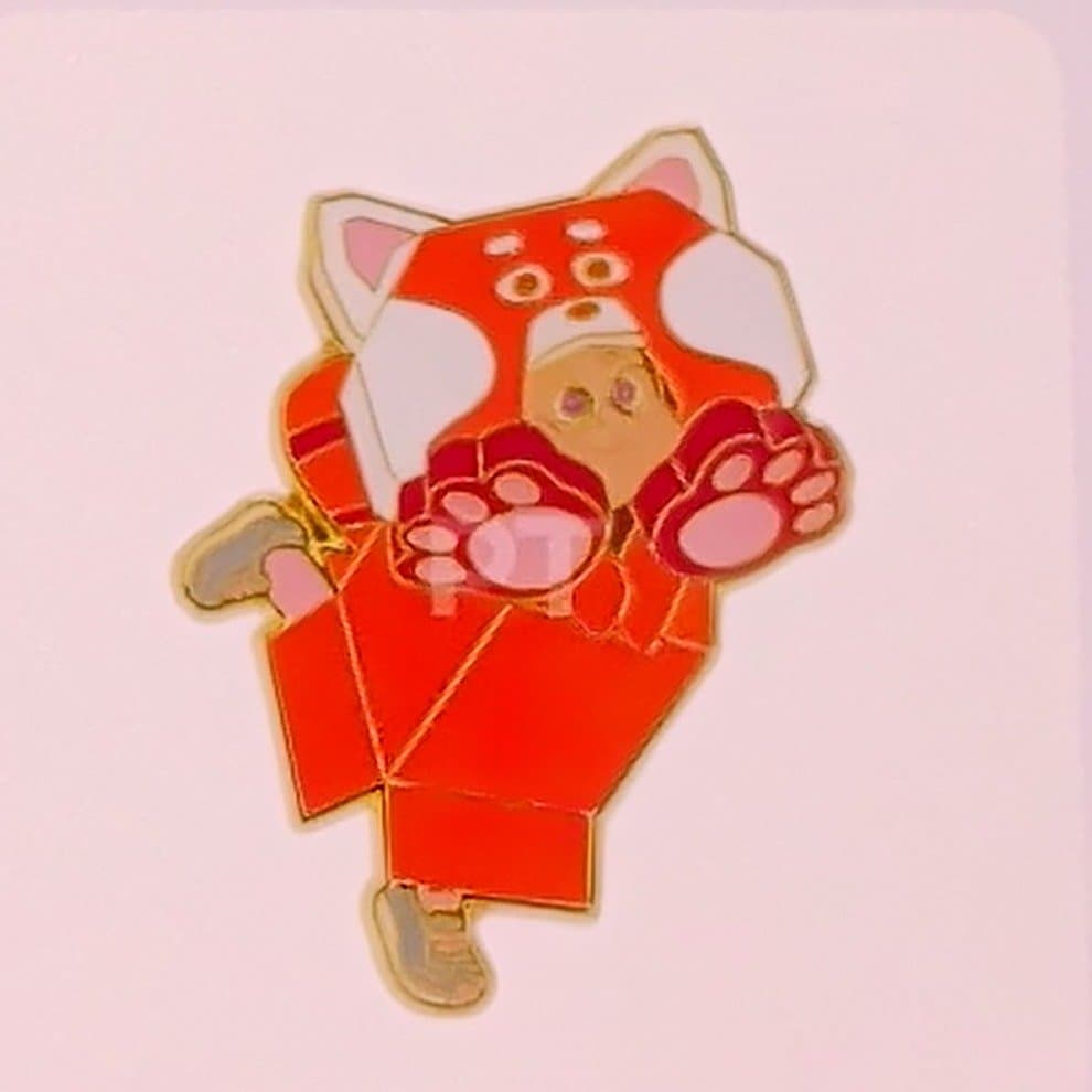 Mei Lee Red Panda Jumbo Pin