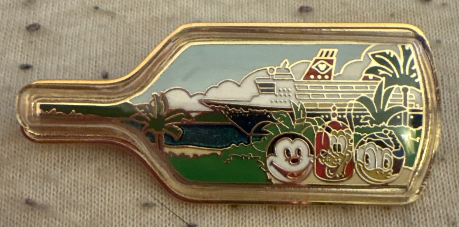 Disney Cruise Line Castaway Cay Buoys “Message in a Bottle” Pin