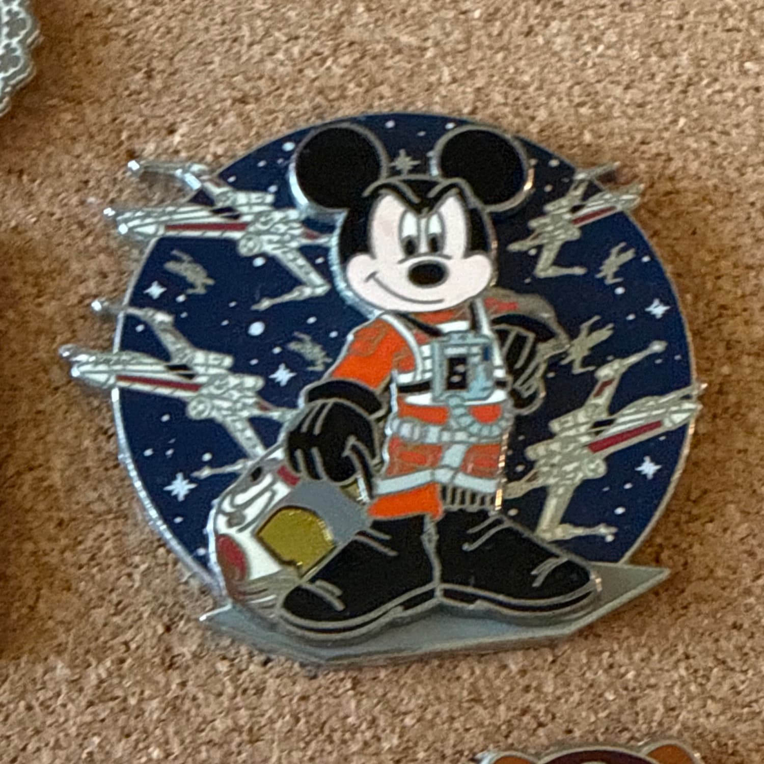 Mickey Mouse as X-Wing Pilot