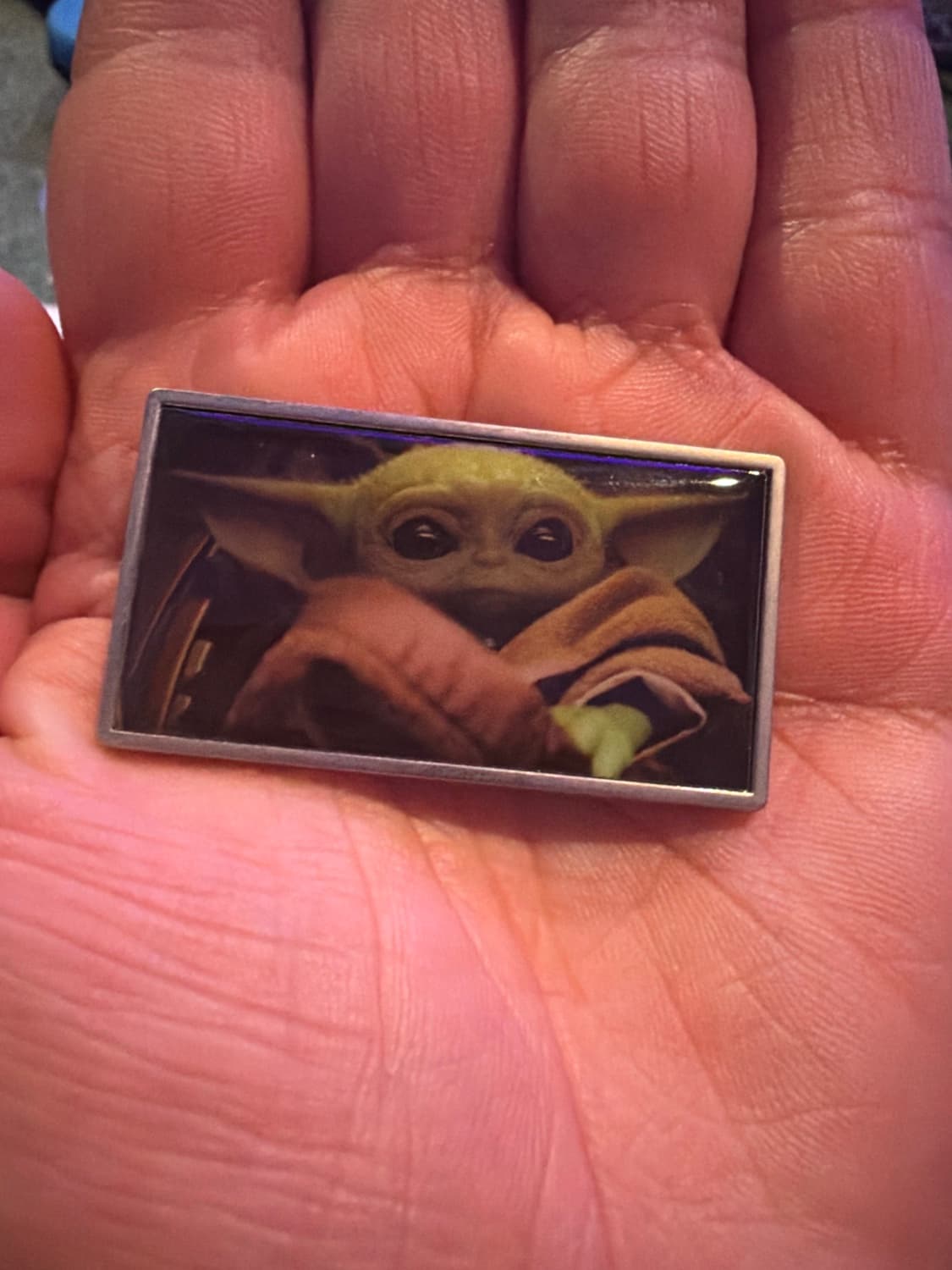Grogu Drinking Soup Pin - Star Wars: The Mandalorian