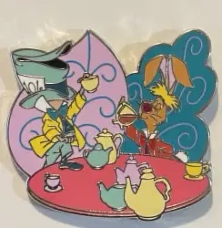 Mad Hatter and March Hare at Tea Party front