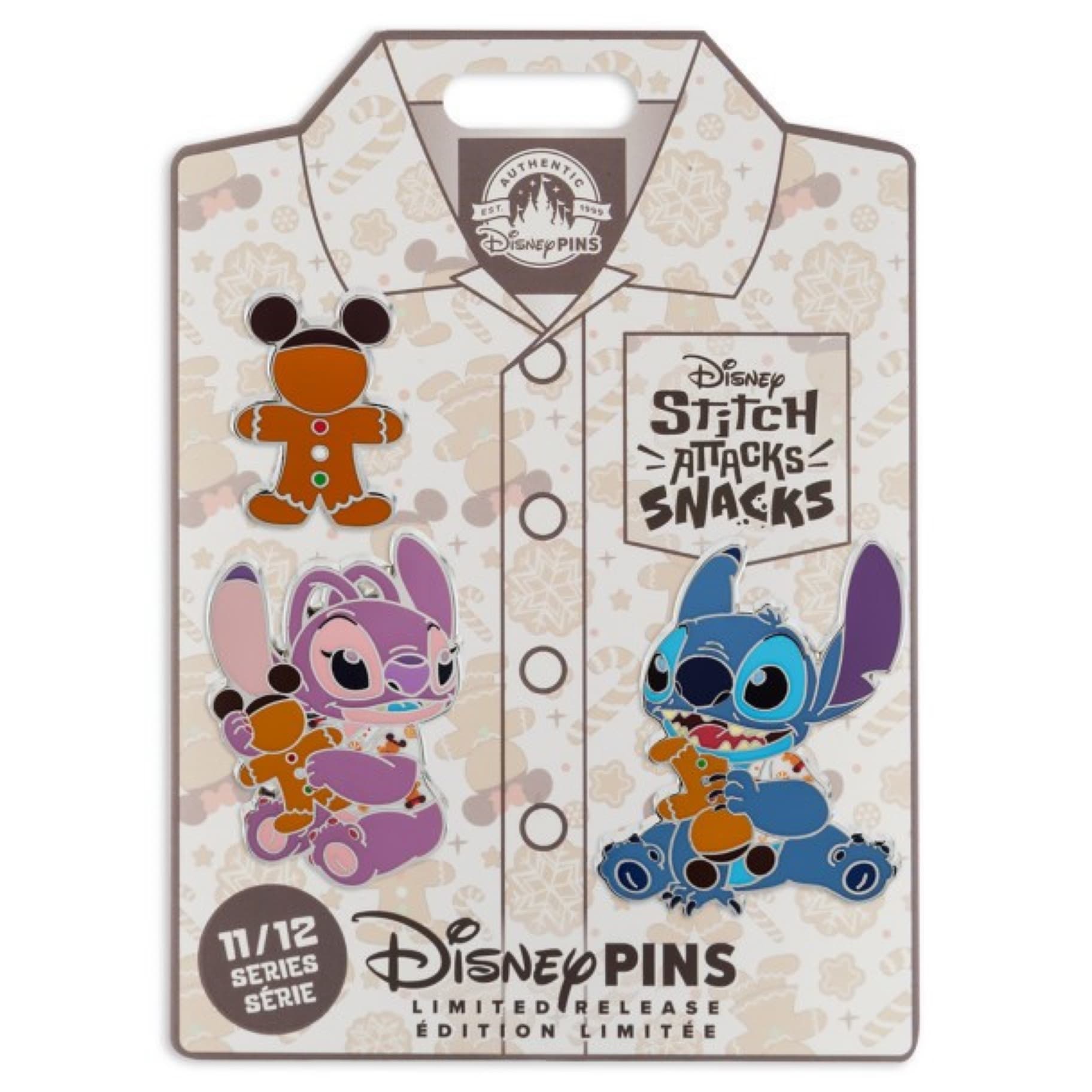 Stitch and Angel with Gingerbread Set - November front
