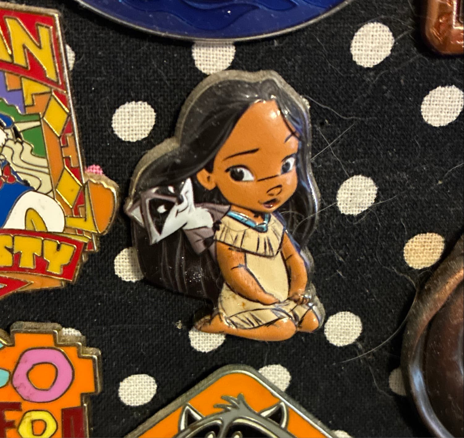 Animators Pocahontas & Young Meeko Pin